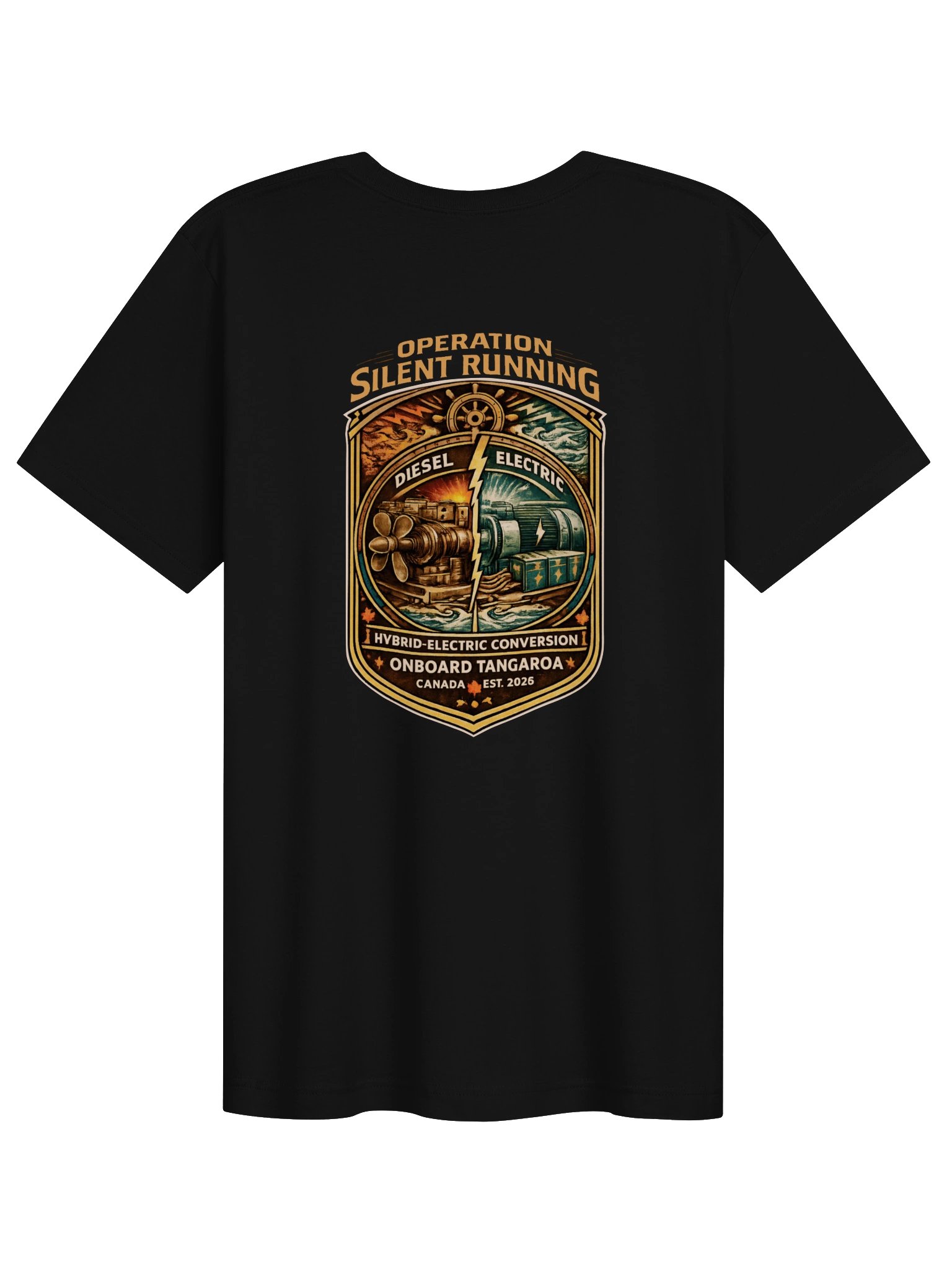 T-Shirt – Silent Running Badge product image (9)