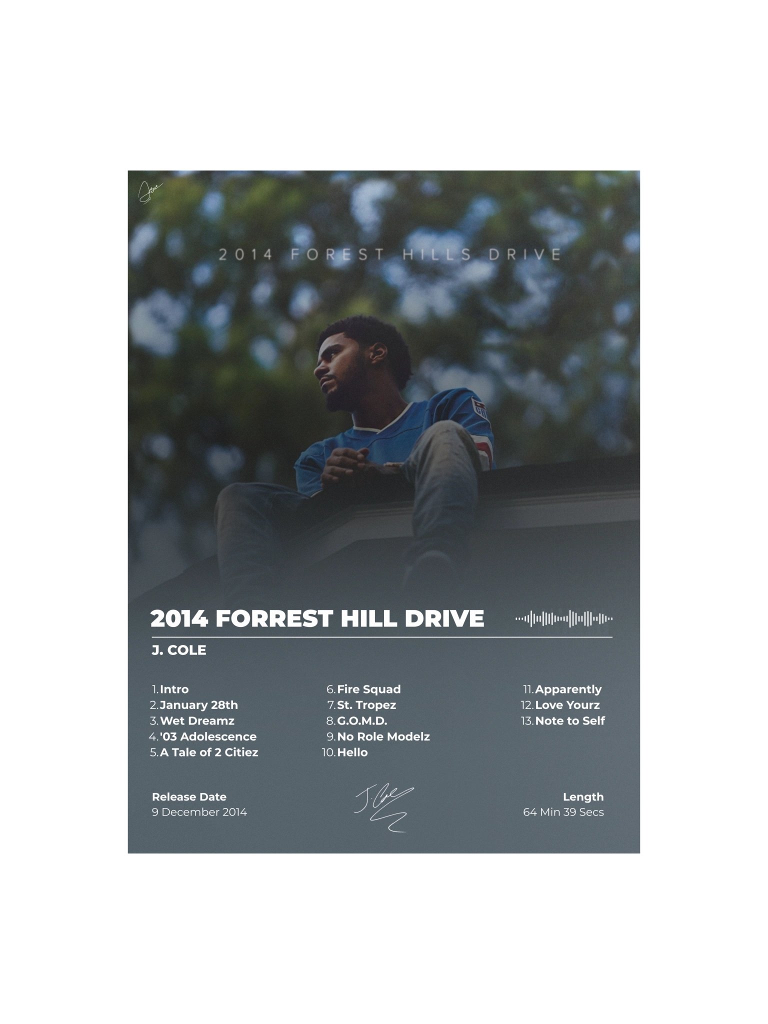 2014 Forest Hills Drive Album Poster product image (2)