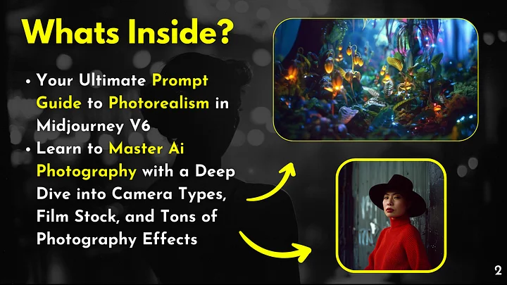 Photorealism in Midjourney V6! Cameras, Film Stock & Photograph Effects - Prompt Guide product image (2)