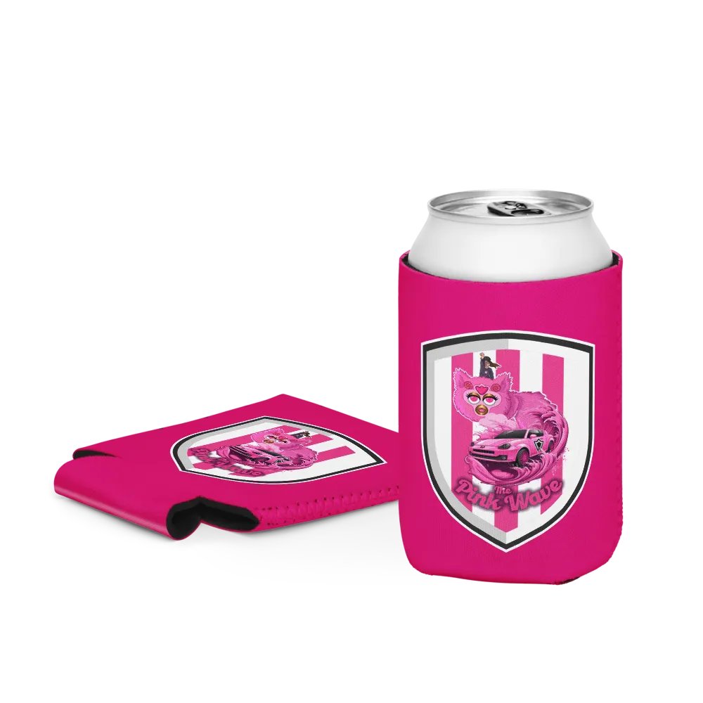 Pink Wave Can Sleeve product image (4)