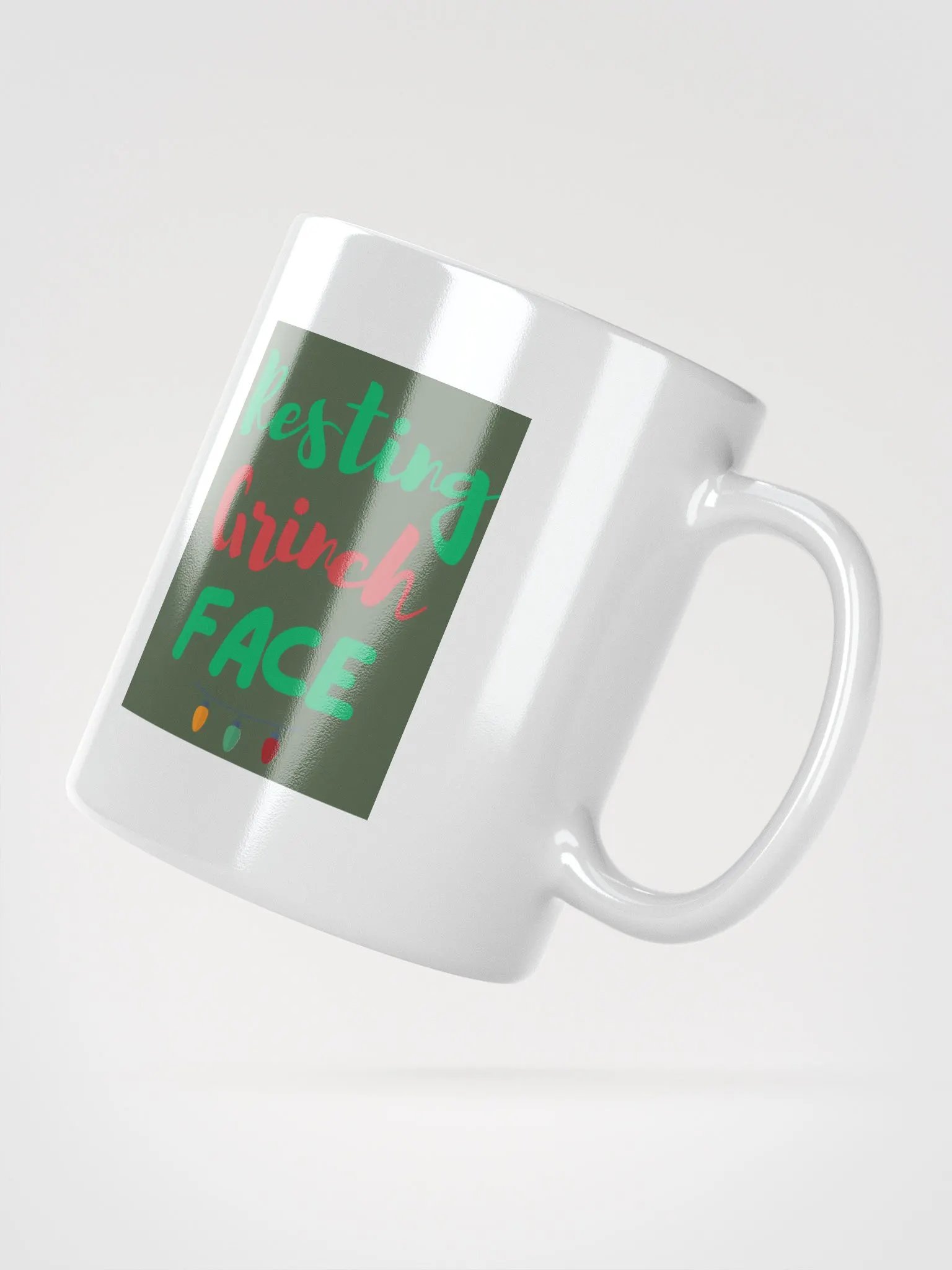 CHRISTMAS FUNNY MUGS 4U - “Resting Grinch face.” product image (2)