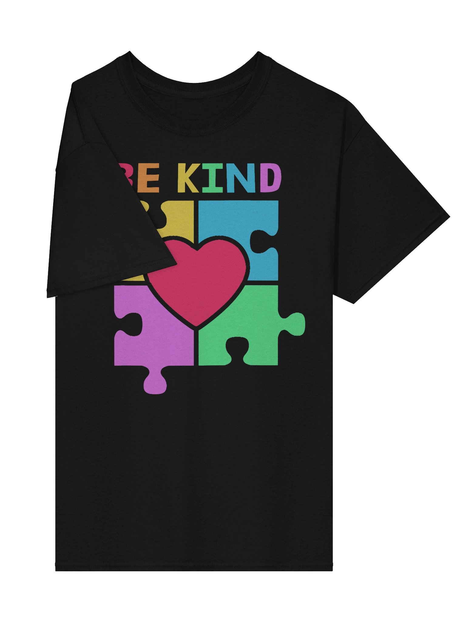 Kindness Puzzle Heart Tee product image (3)