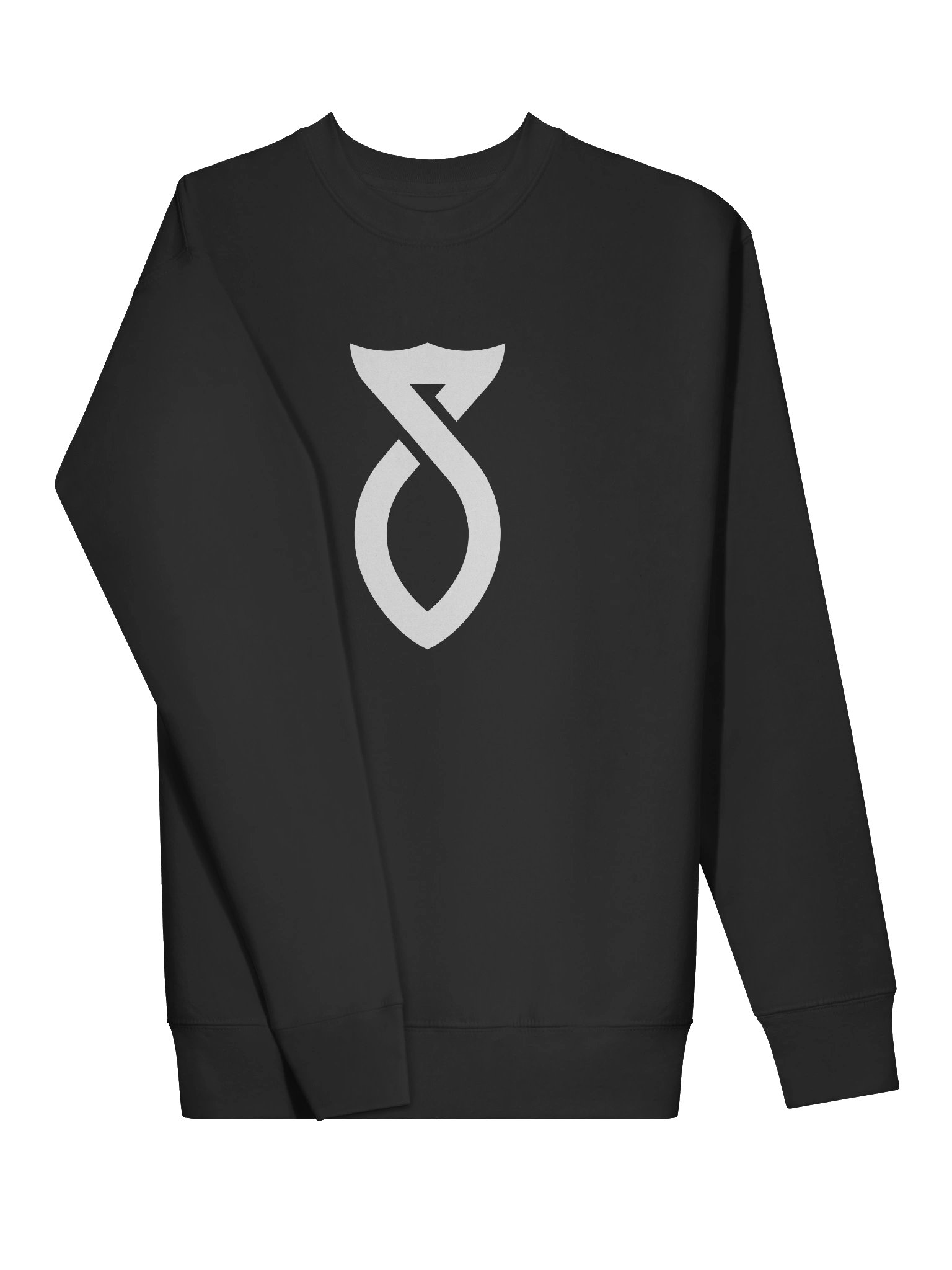 White on Black Sweatshirt product image (3)