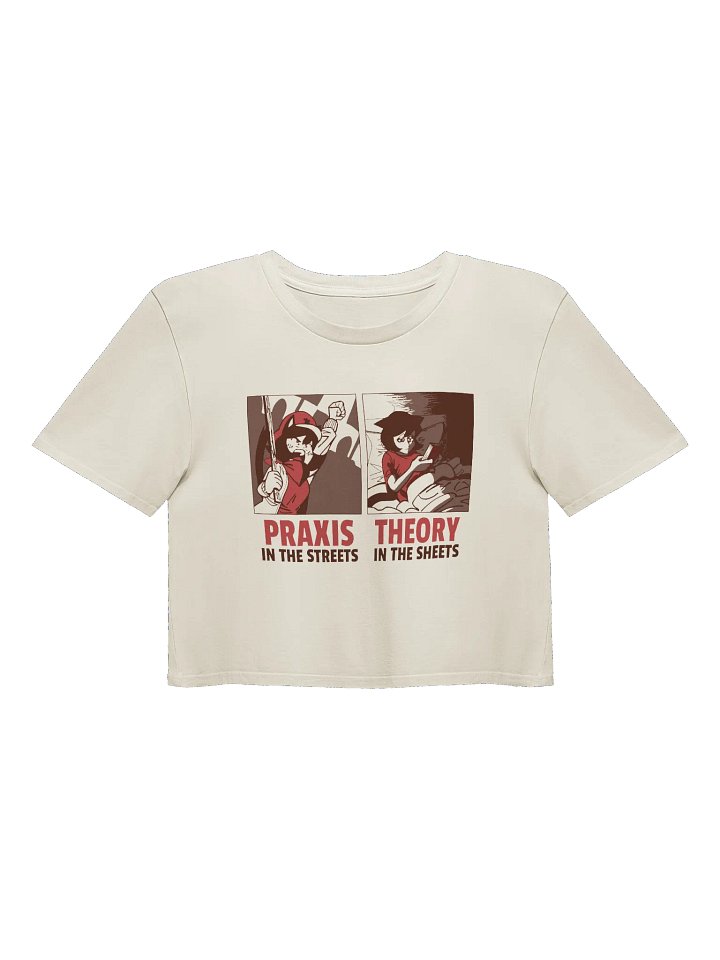 Alunya - “Praxis In The Streets, Theory In The Sheets” Crop-Top product image (1)
