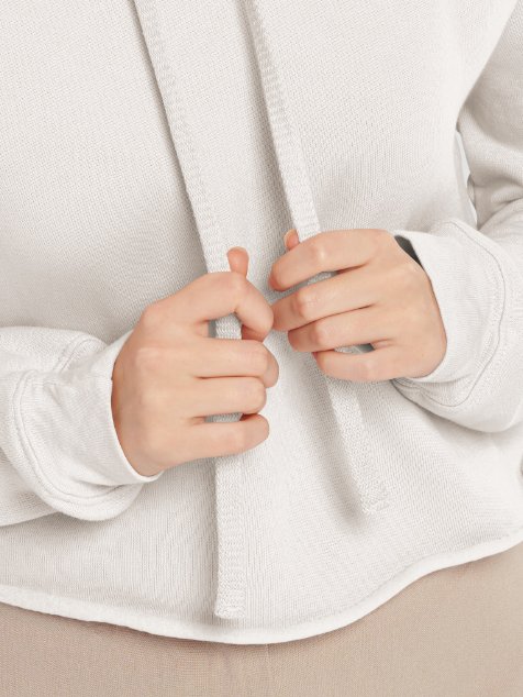 DANCE MEMECOIN - CROP HOODIE - CLUB LINE - HEATHER DUST product image (3)