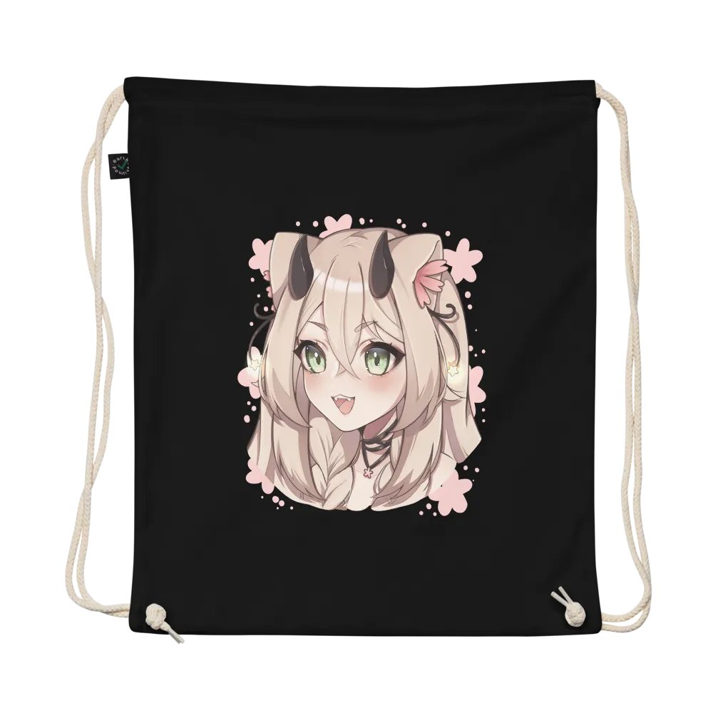 Flower Drawstring Bag product image (1)