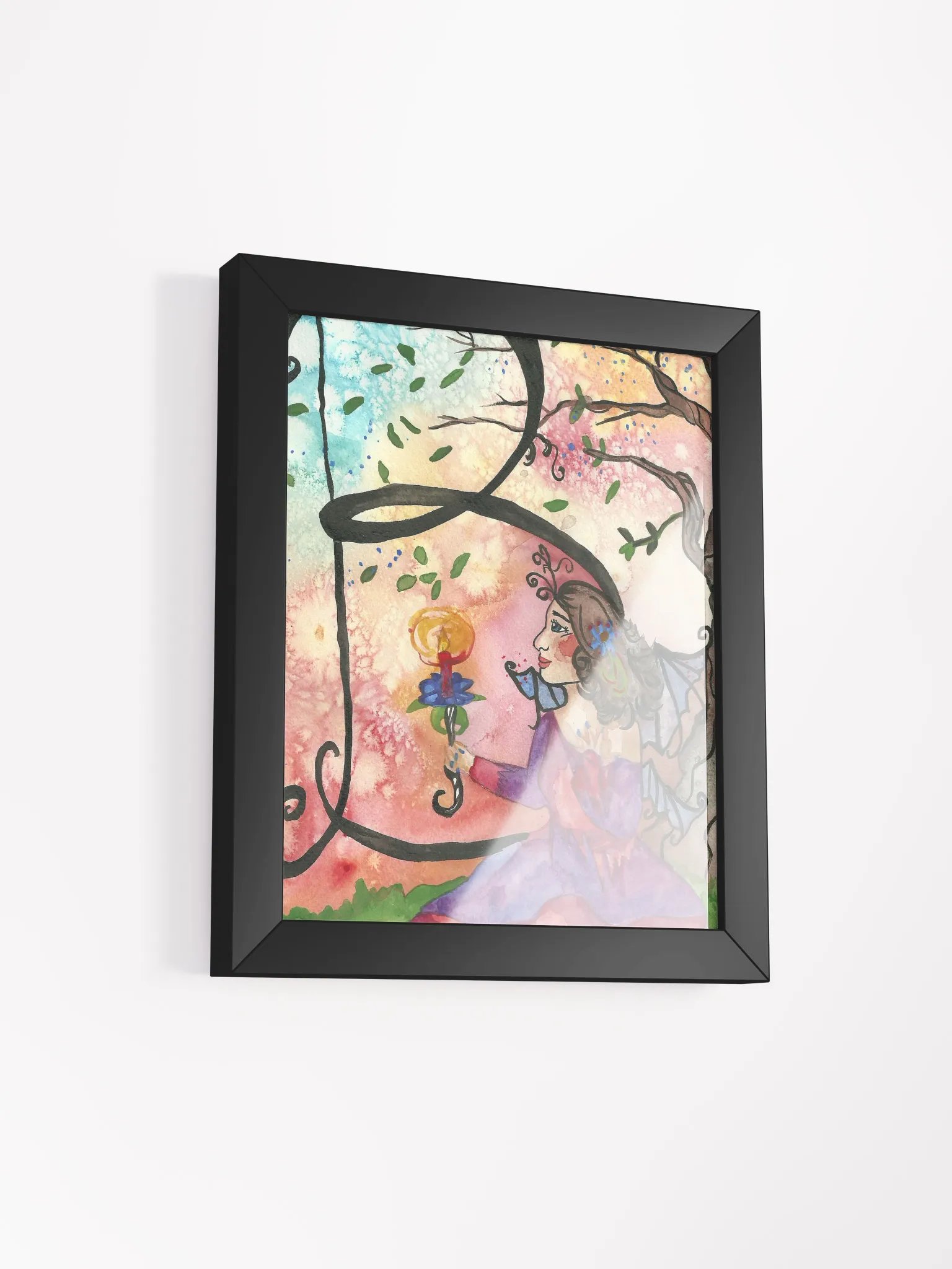 Fairy Alphabets - Letter B Framed Print product image (4)