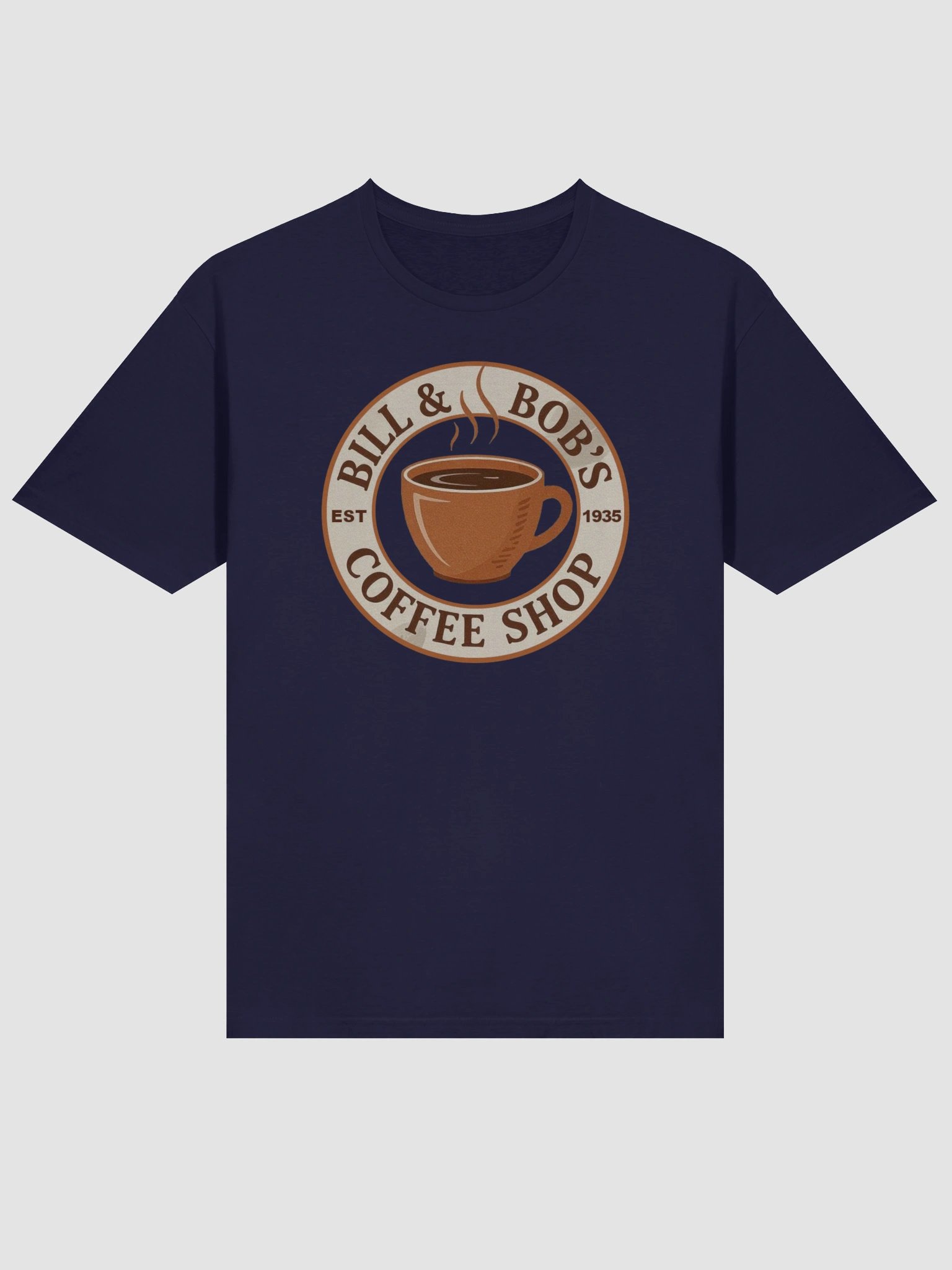 Bill and Bob's Coffee Shop | AA Recovery Gift T-Shirt product image (3)