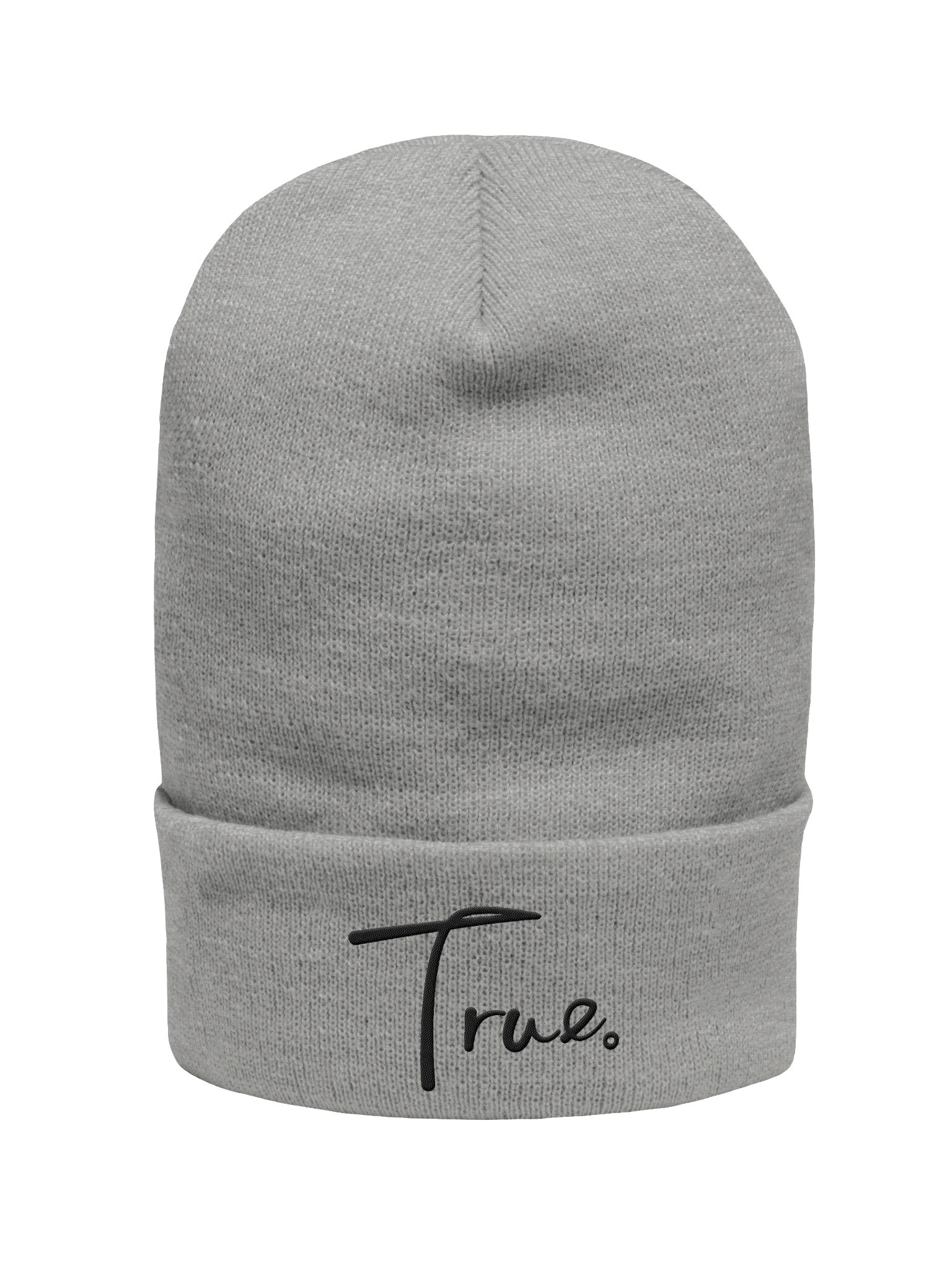 Edge Beanie — in Grey + Black product image (1)