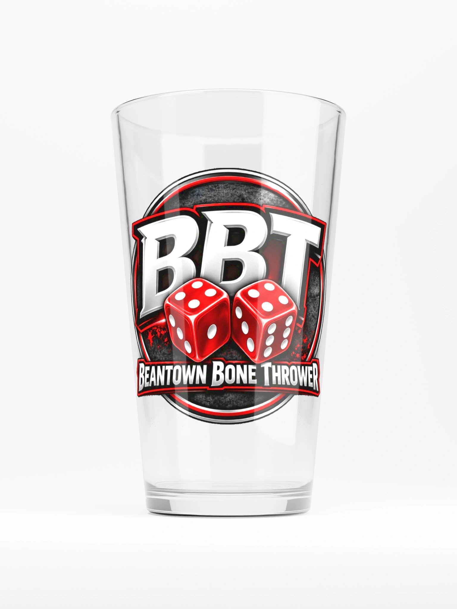 Beantown Bone Thrower Pint Glass product image (1)