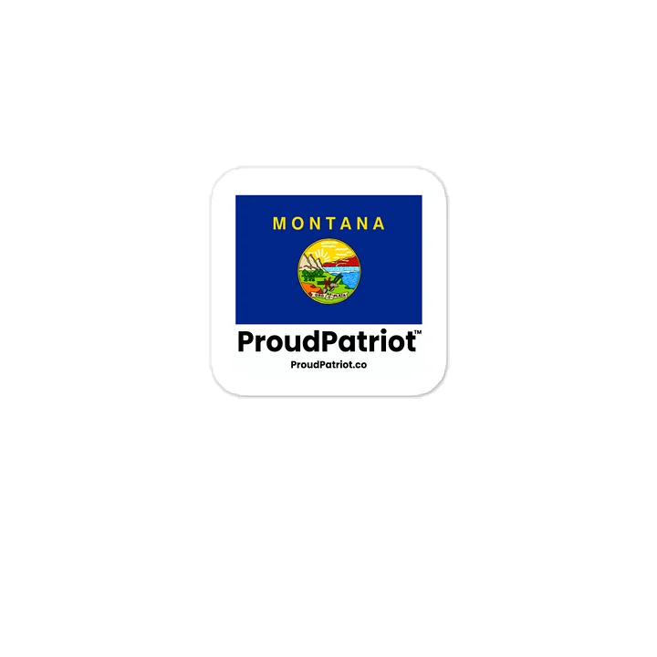 Montana State Flag Vinyl Sticker product image (1)