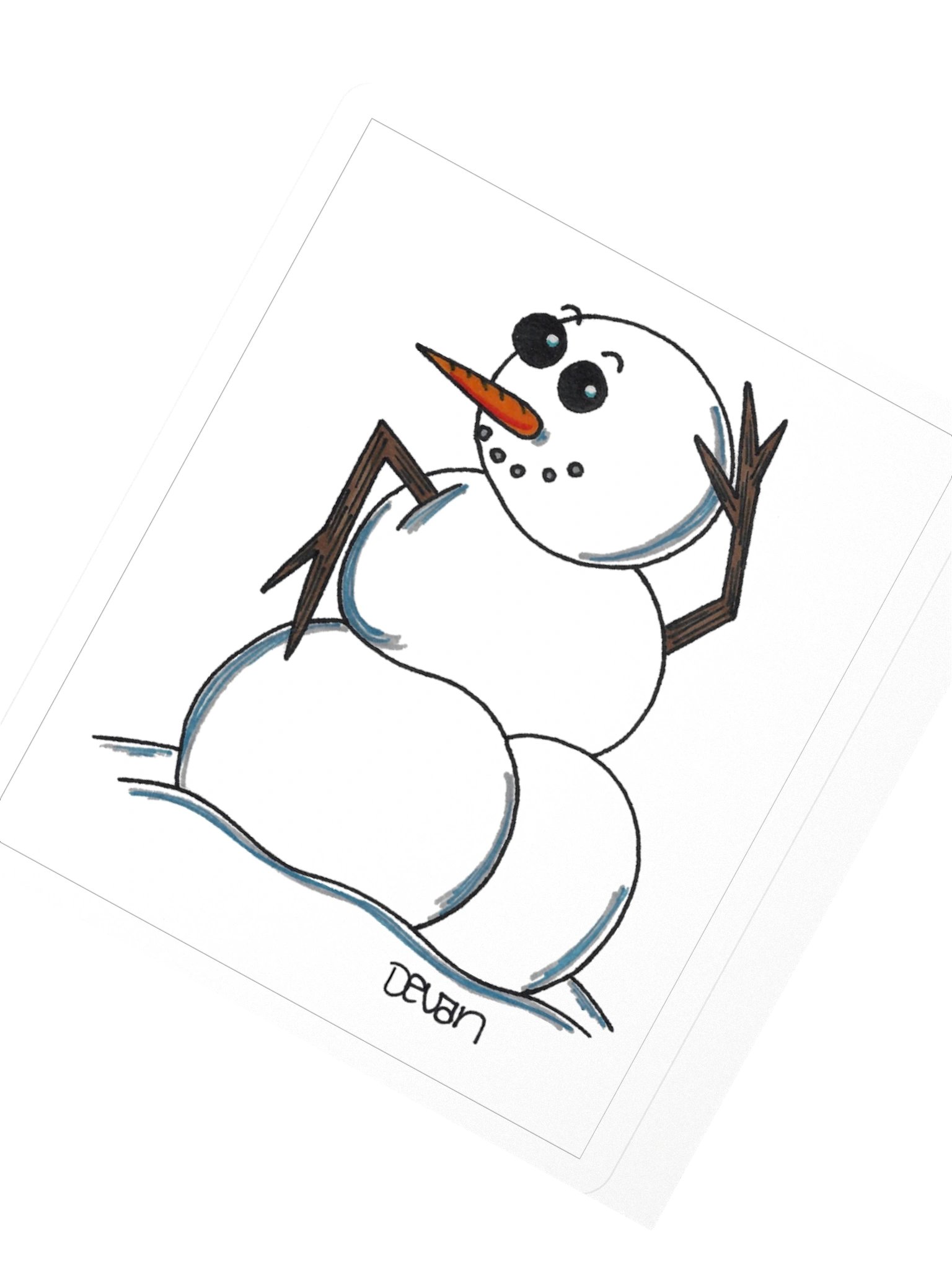 Snow Peeps: STACKED Sticker product image (2)