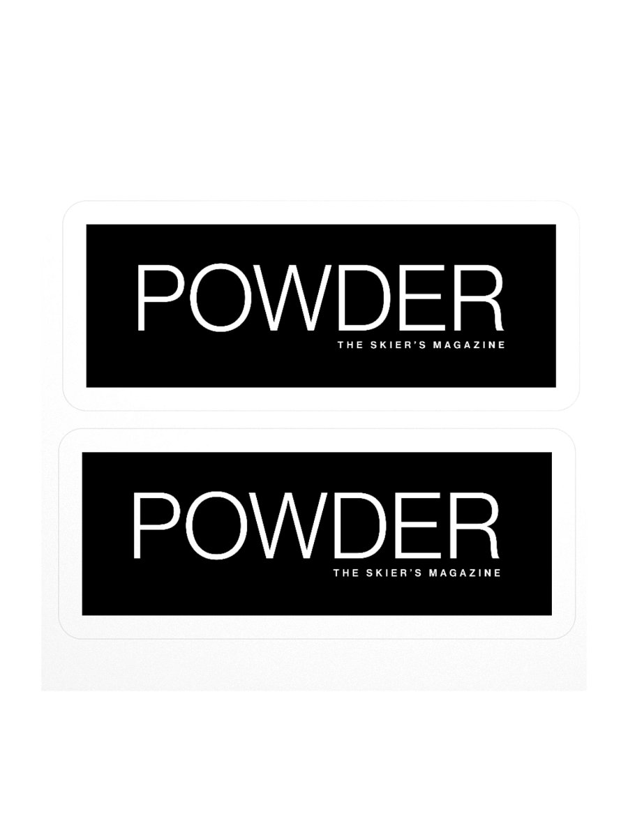 POWDER Sticker Black Rectangle product image (1)