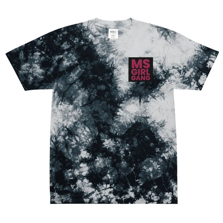 MSgirlgang Embroidered Logo Oversized Tie-Dye T-Shirt product image (2)
