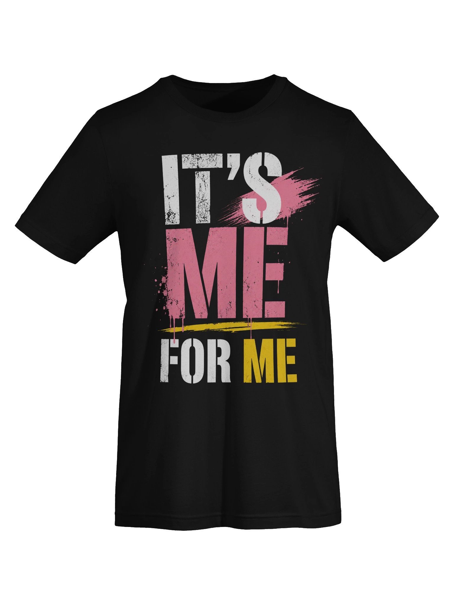 It's Me For Me Color Tee — Black product image (5)