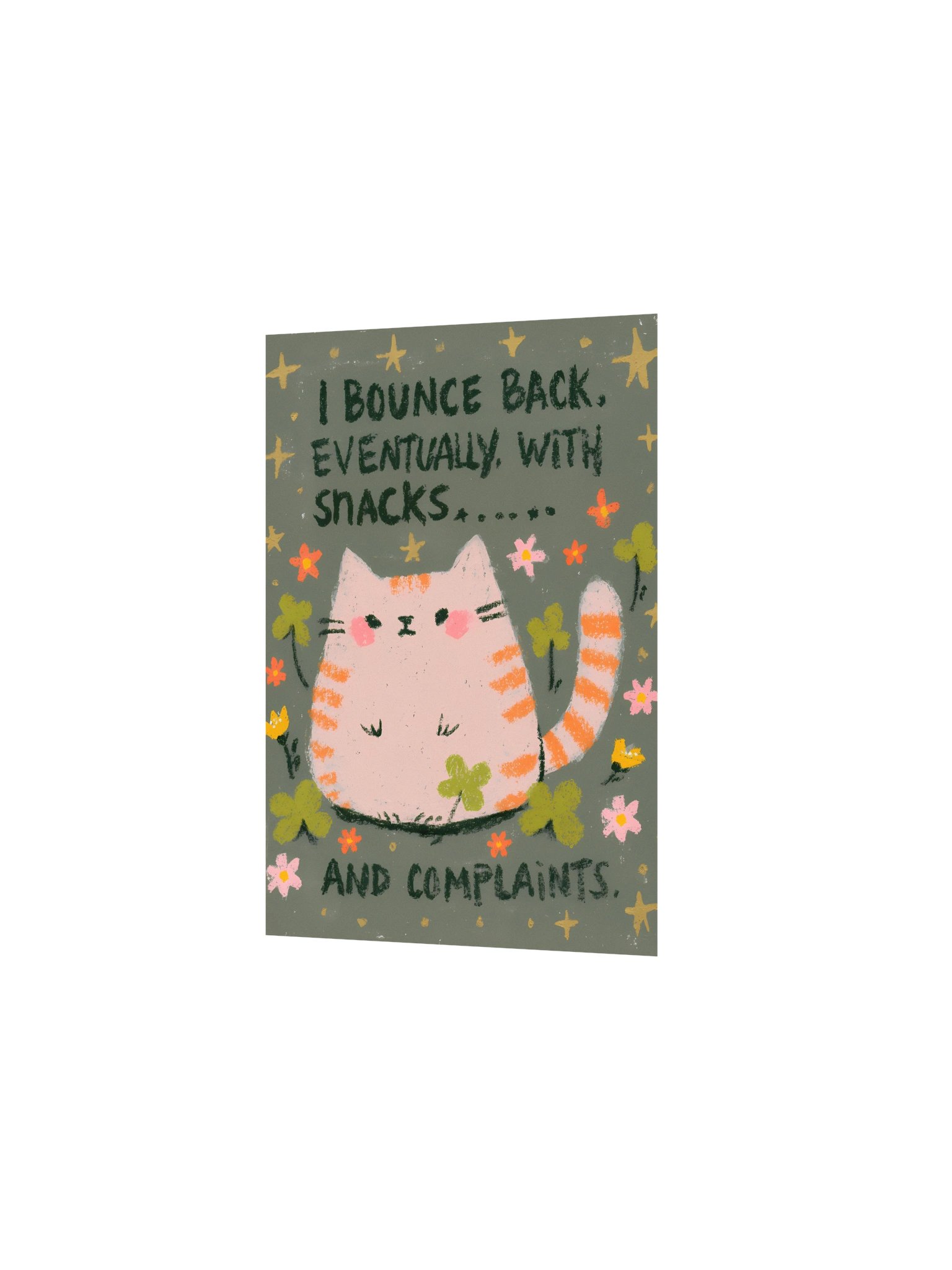 Bounce Back Cat Poster product image (8)