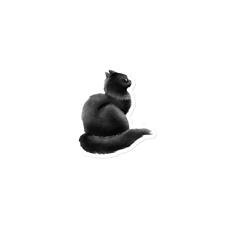 Fluffy Feline Die-Cut Magnets product image (1)