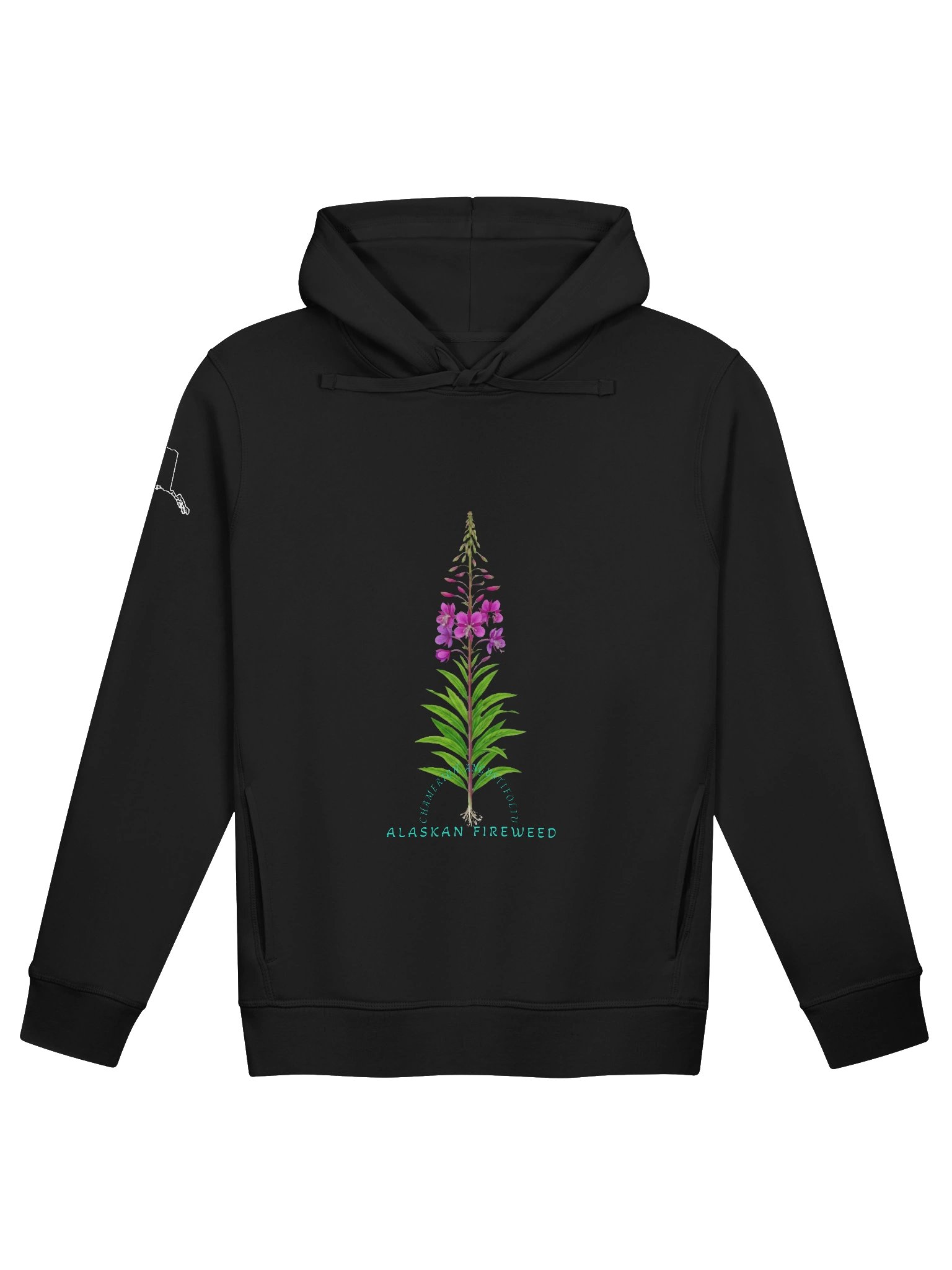 DELUXE ALASKAN FIREWEED SIDE POCKET HOODY product image (2)
