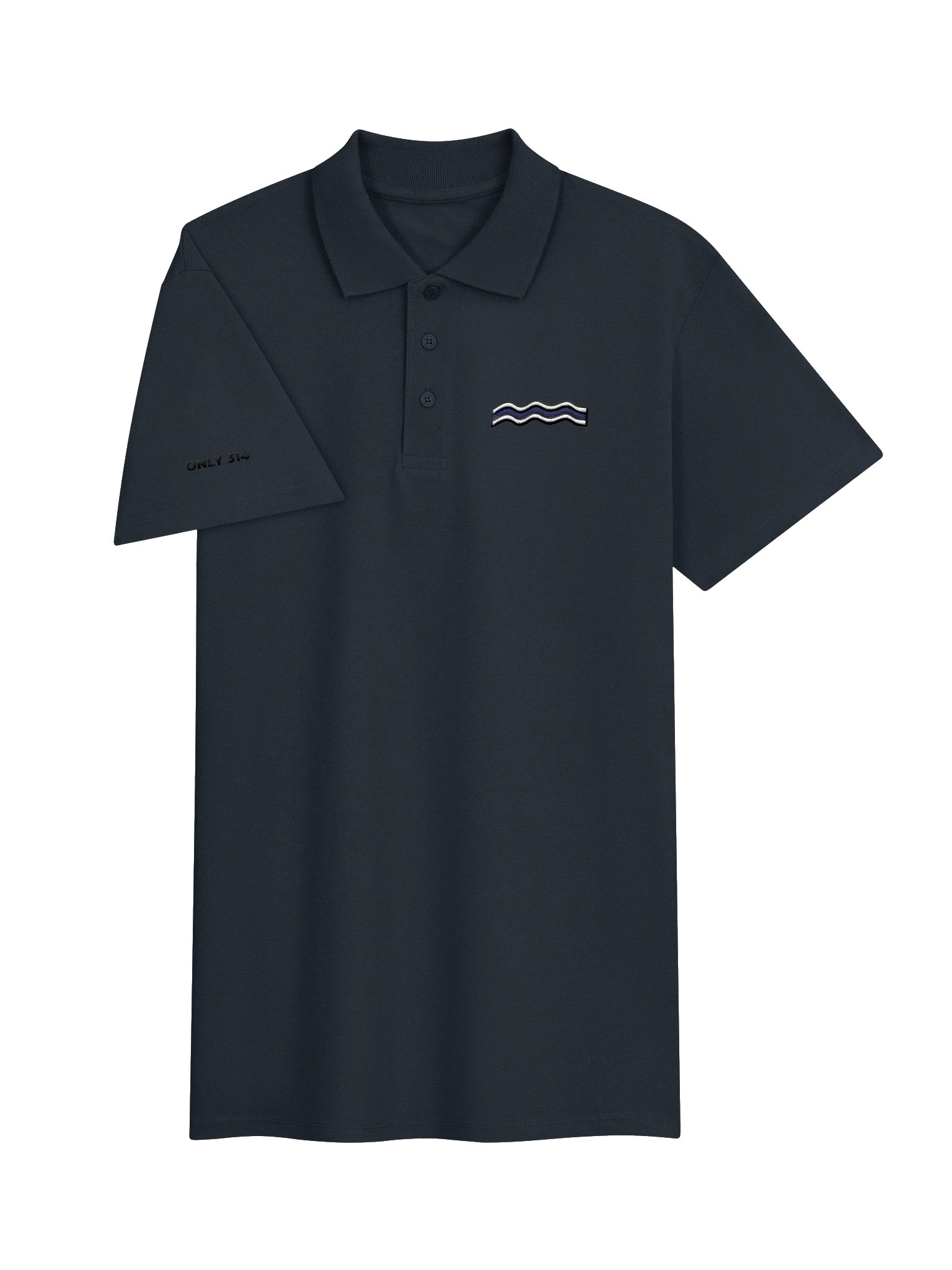 River Embroidered Polo - Navy product image (3)