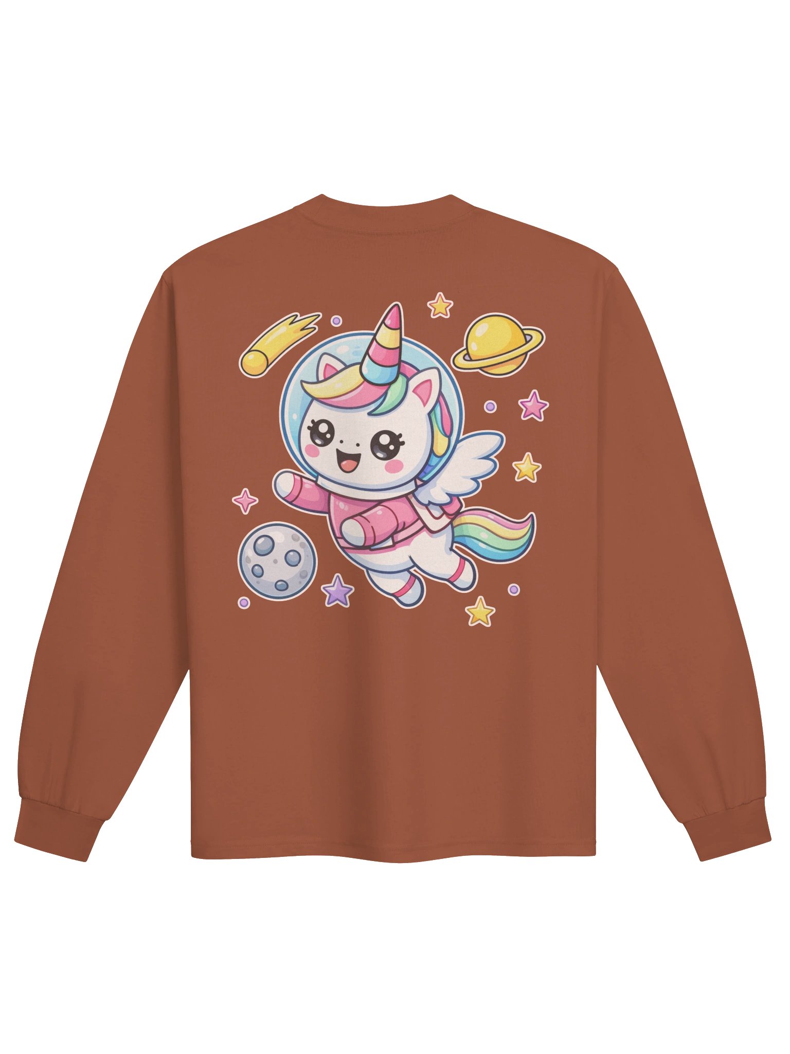 Galactic Unicorn Adventure Long Sleeve Shirt product image (2)