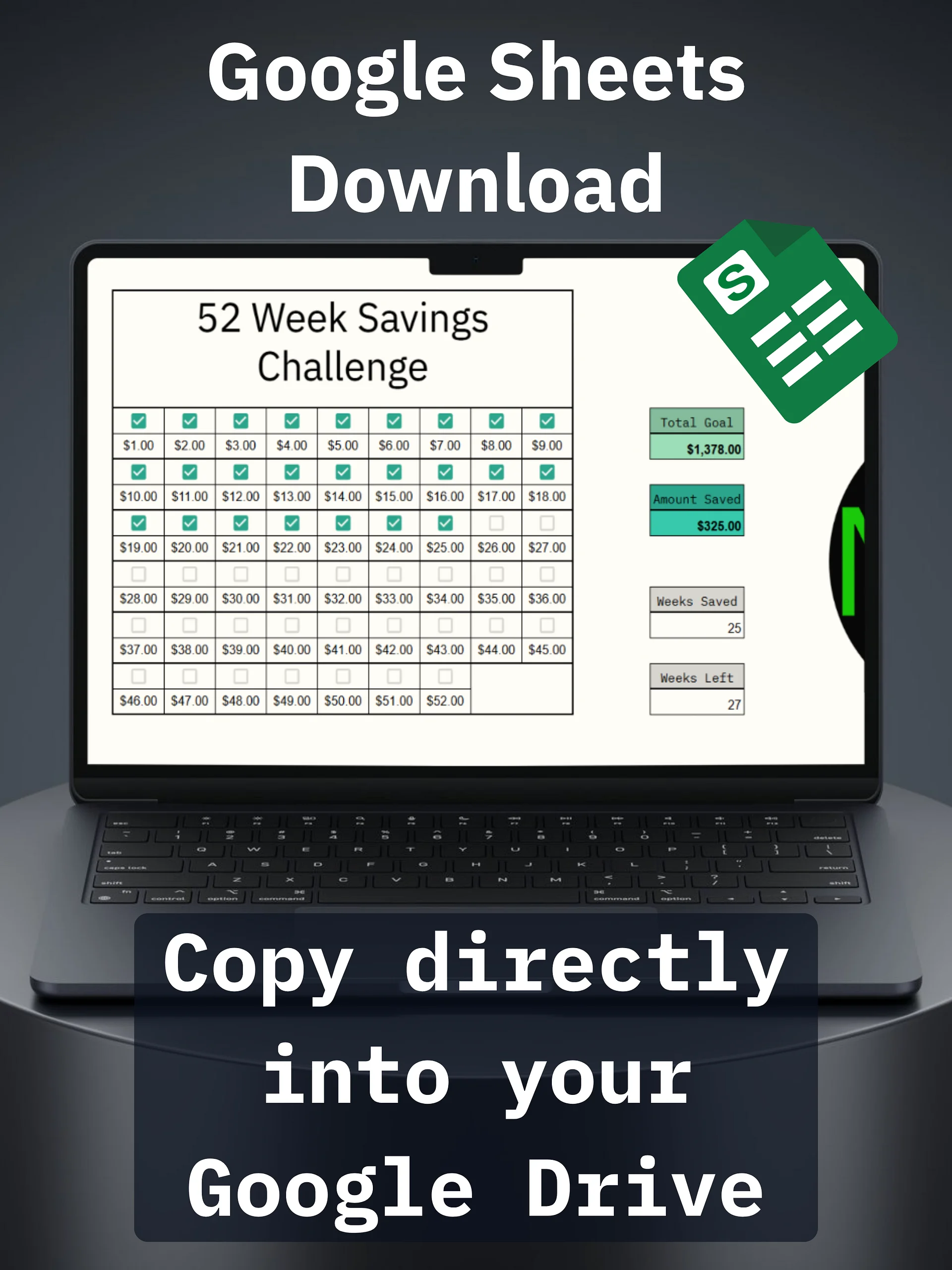 52-Week Savings Challenge (Free) product image (3)