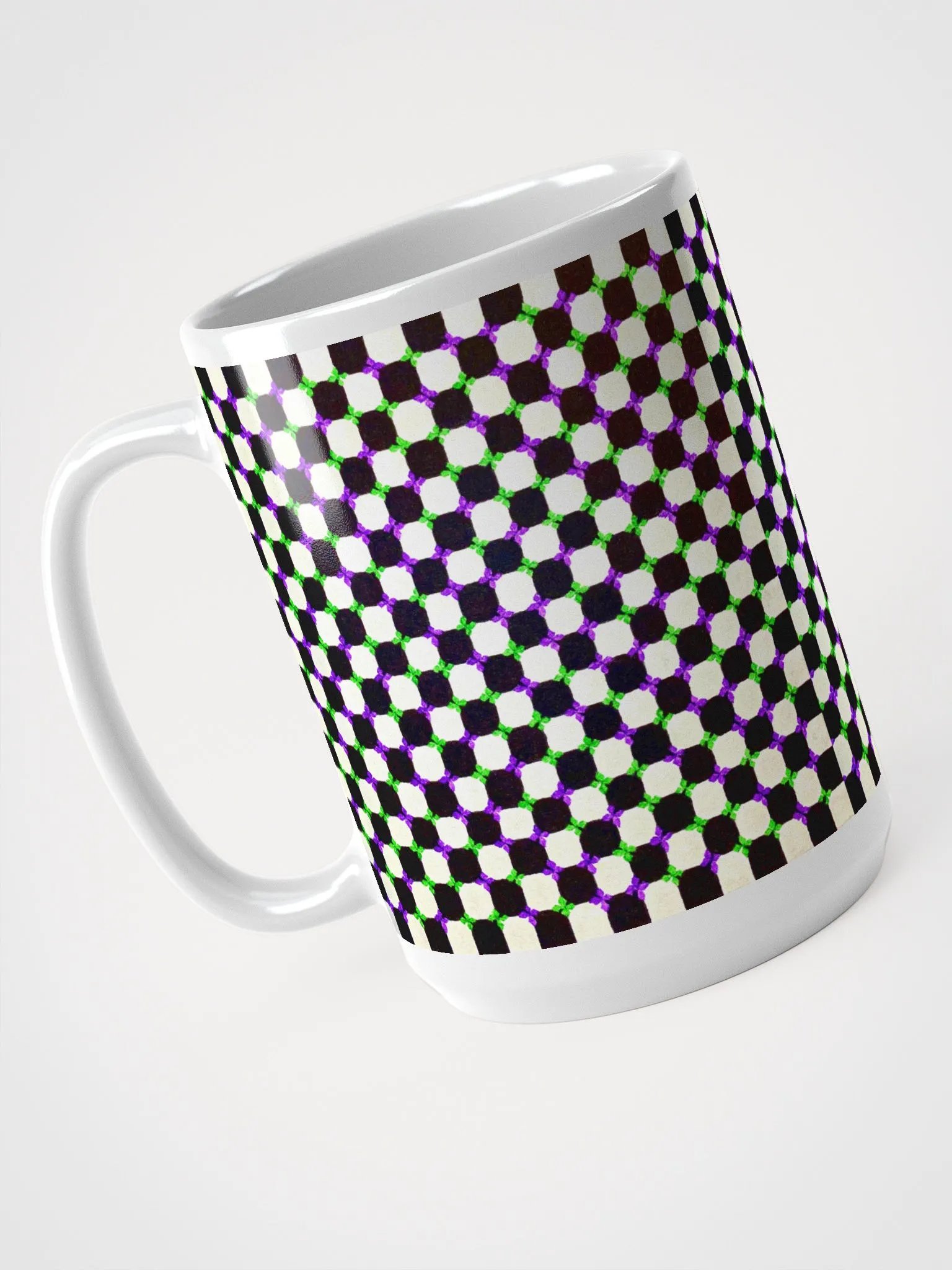 MOVEMENT II white glossy mug product image (1)