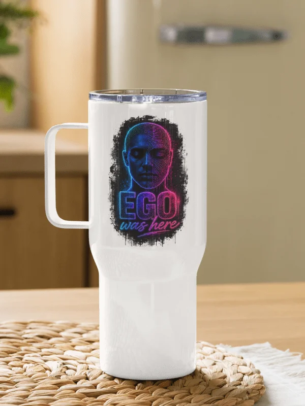 Neon Portrait Travel Mug with Handle product image (9)