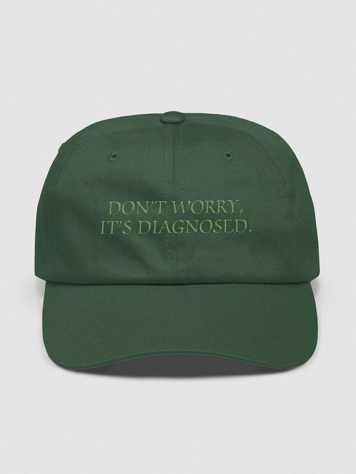 DW, IT'S DIAGNOSED. (light gr thread) classic dad hat product image (49)