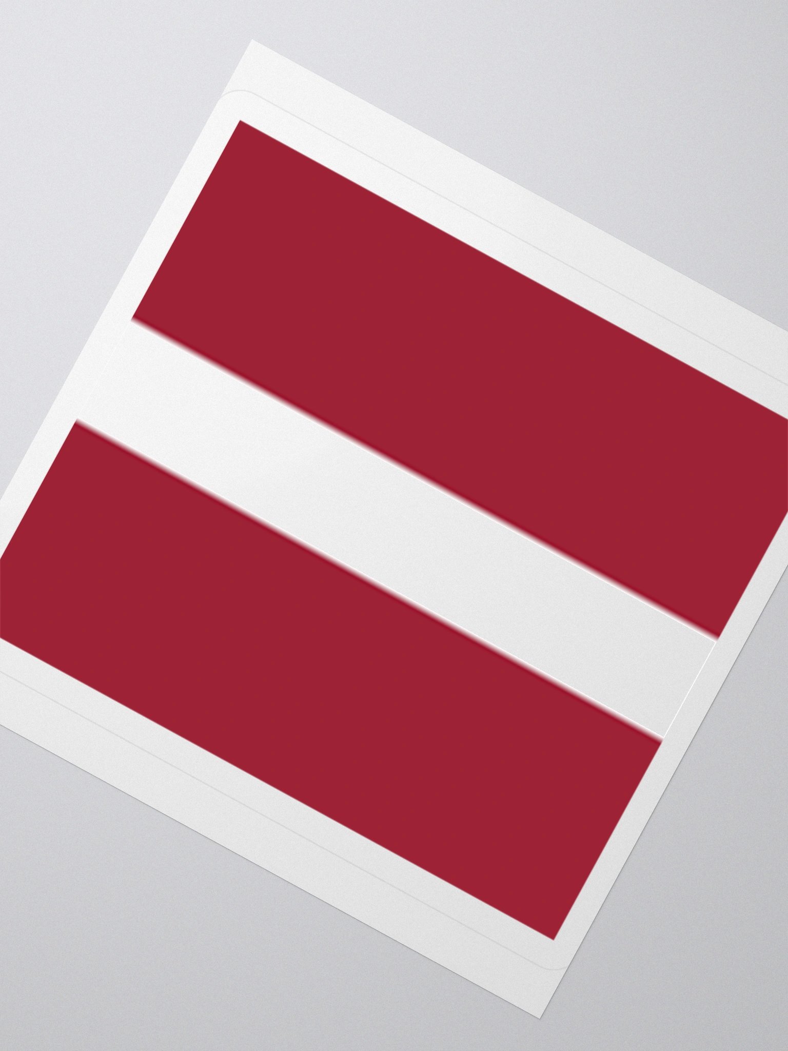 Latvia Flag Sticker | Red White Design | Durable Vinyl | 3 Sizes product image (5)