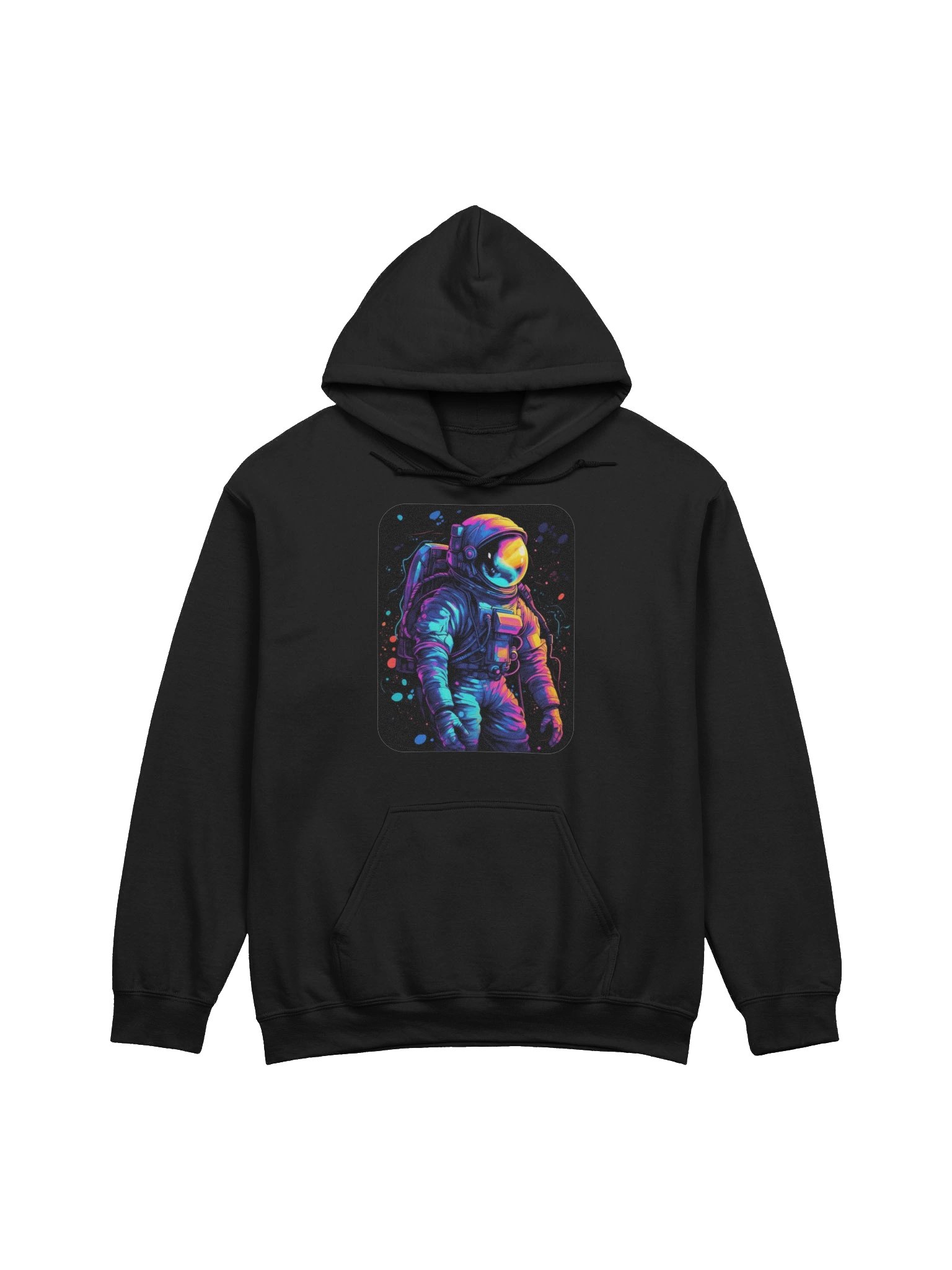 Neon Astronaut Adventure Hoodie product image (1)