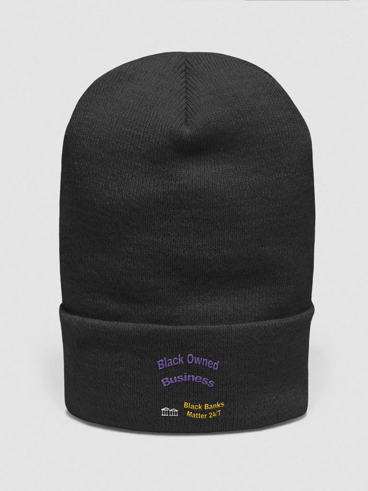 Empowerment Embroidery: Black Banks Beanie product image (1)