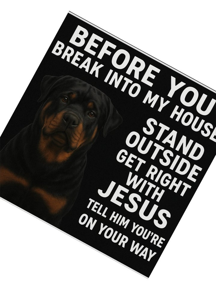 Rottweiler Guardian Sticker product image (5)
