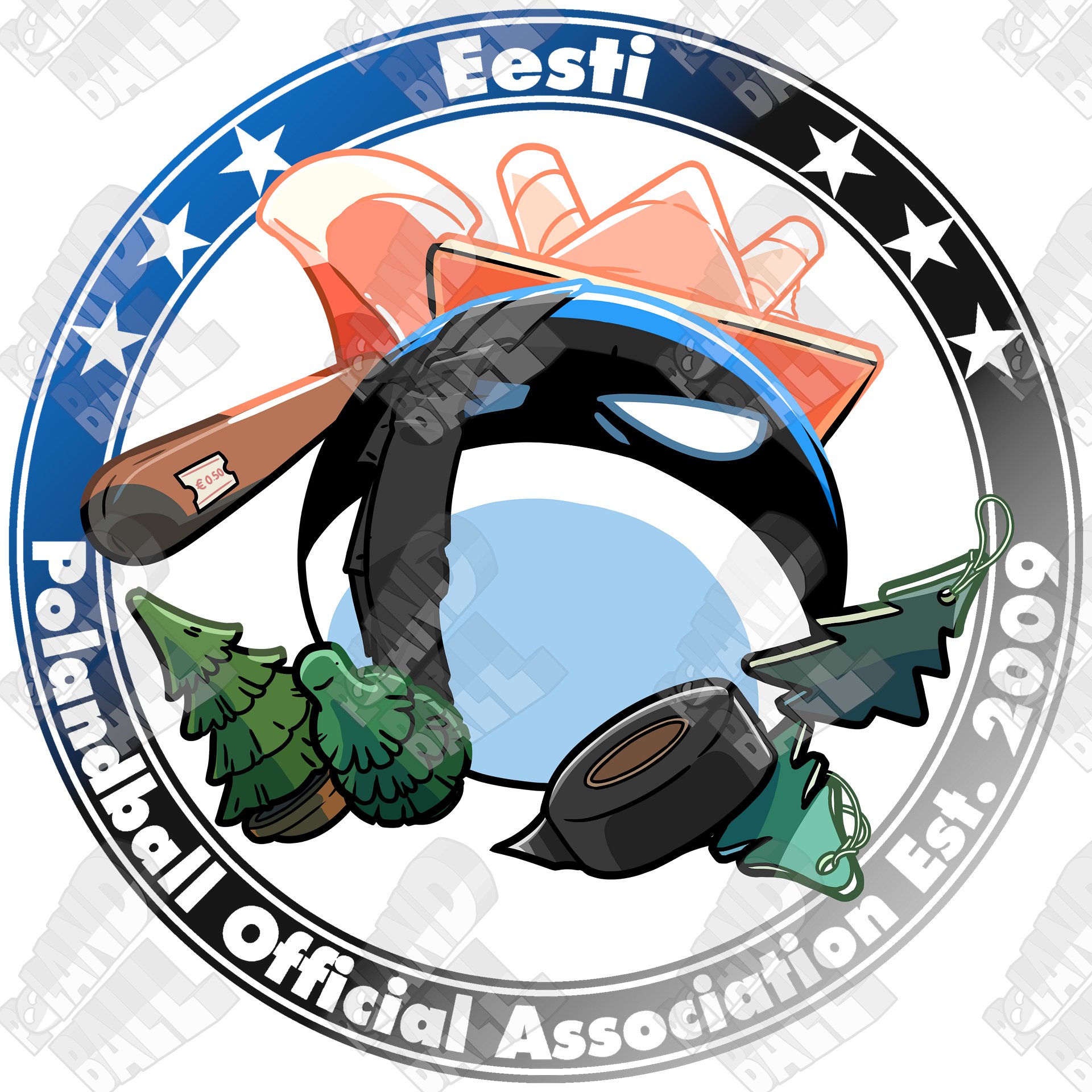 Polandball Official Association T-shirt - Estonia product image (16)