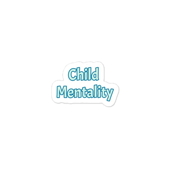 Child Mentality Meme Sticker product image (1)