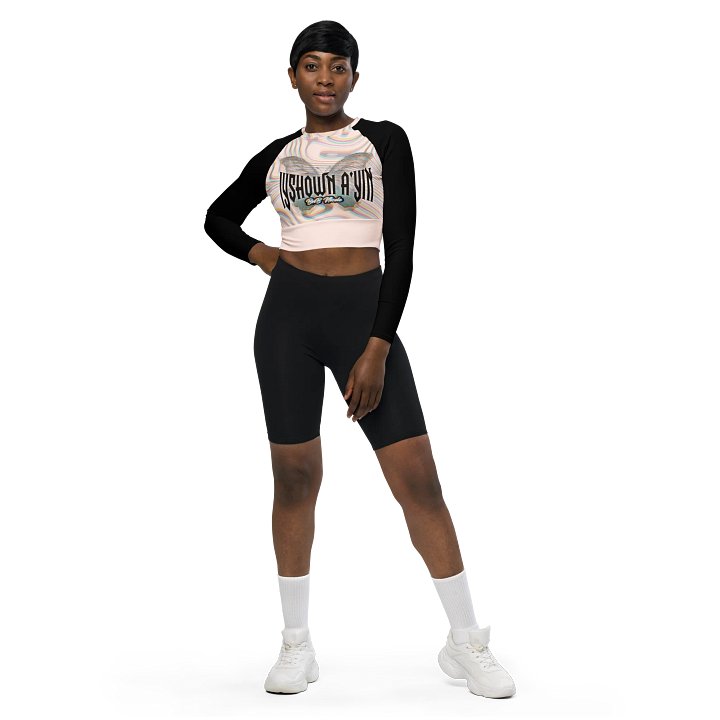 Divine Butterfly All-Over Crop Top product image (1)