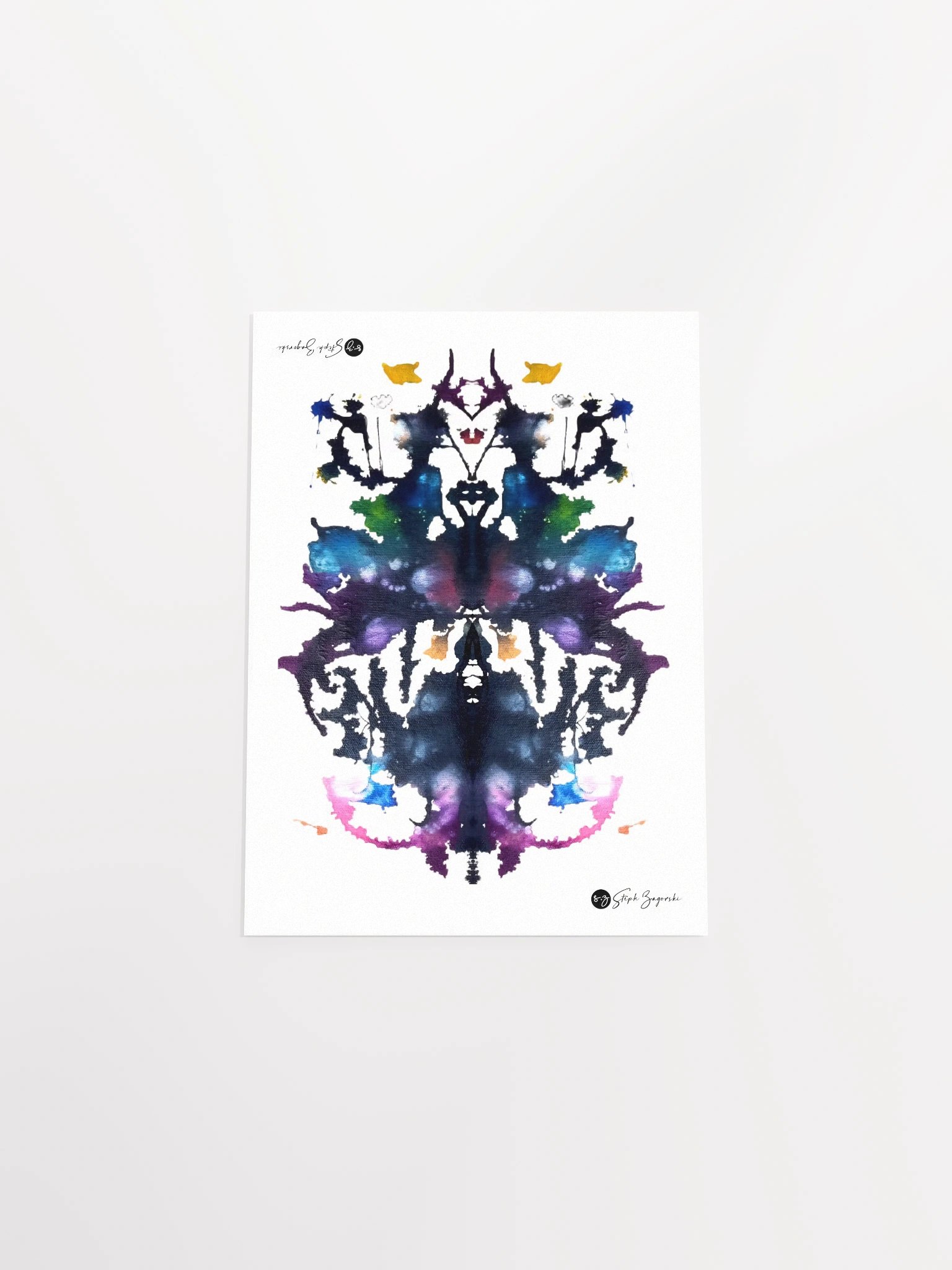WANDER WONDERLAND | Acid 4 Squares | Inkblot Print product image (4)