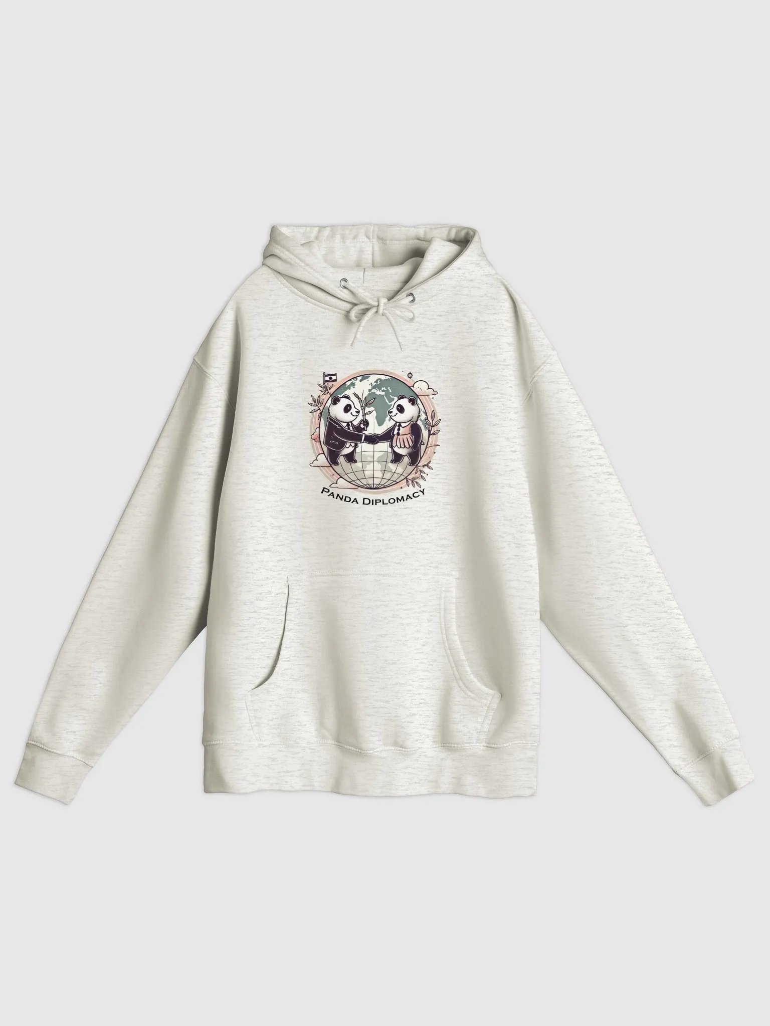 Panda Diplomacy Hoodie (Light Colors) product image (1)