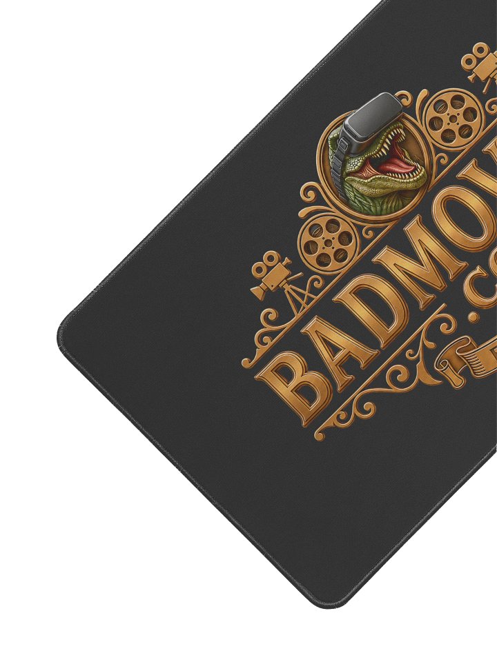 BadMovies.co Ornate Logo Desk Mat product image (2)