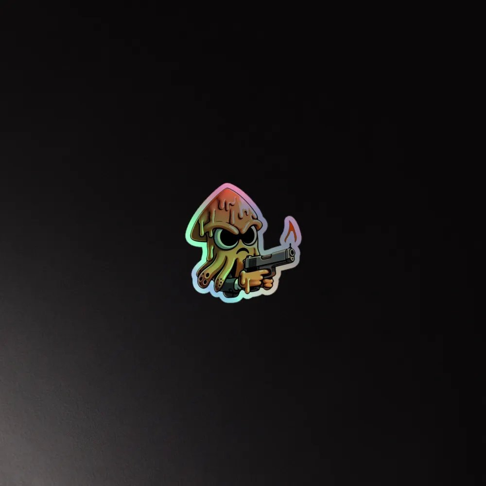 Holograhic Squidz x Wax Sticker product image (4)