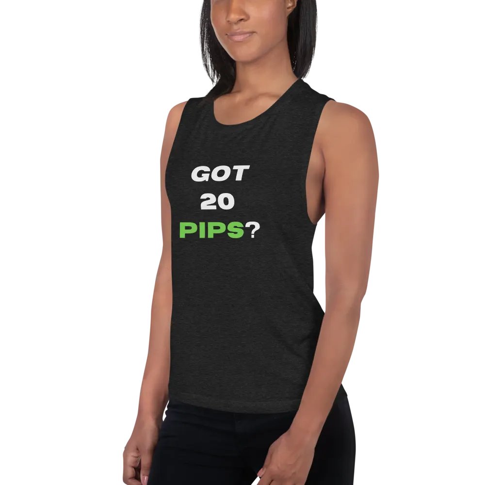 Got 20 PIPS? Drapey Fit Muscle Tank product image (2)