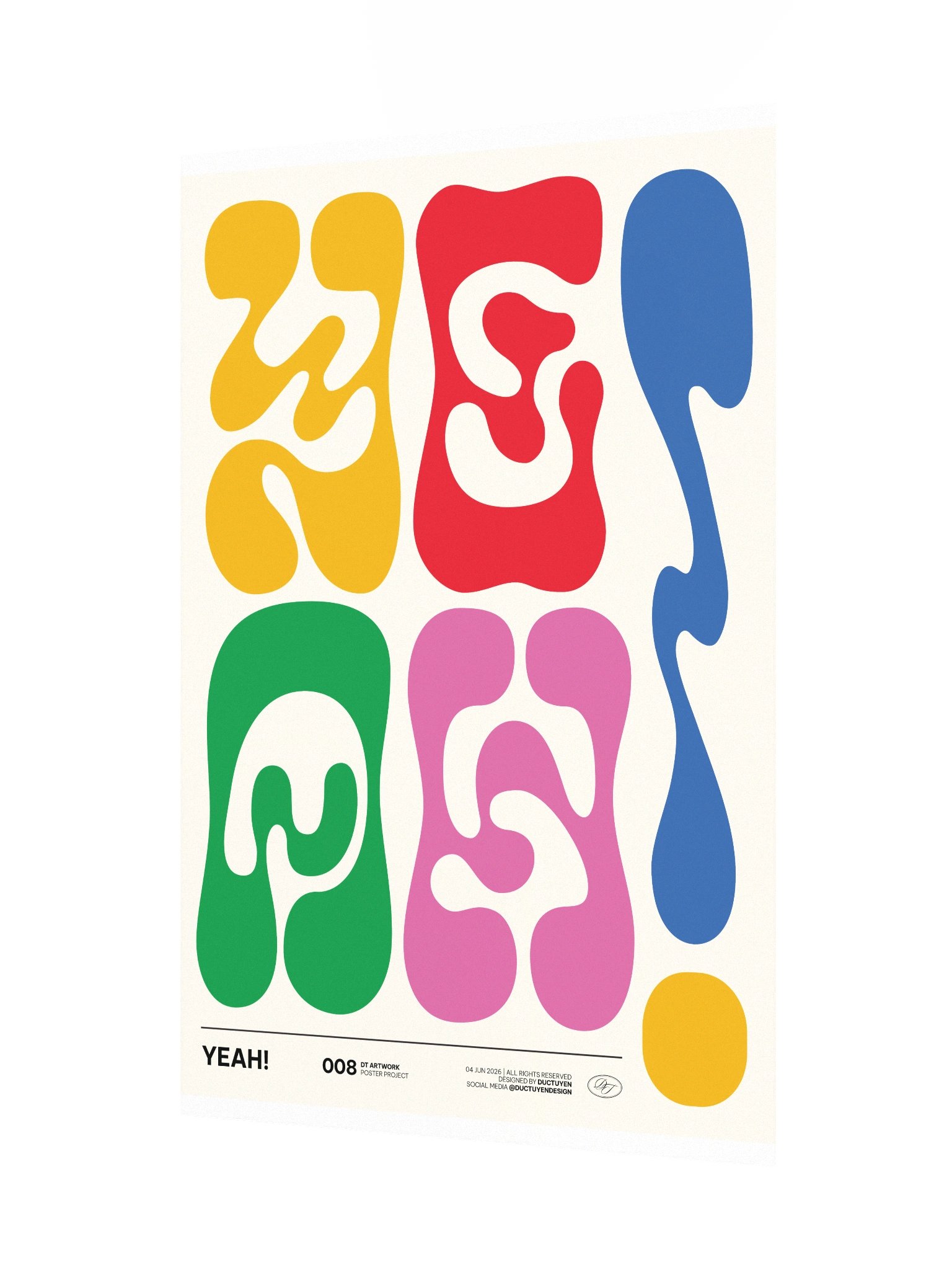 "YEAH!" Print Poster (Unframe) product image (5)