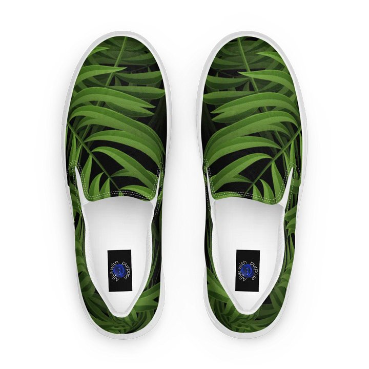 Tropical Leaf Paradise Slip-Ons product image (2)