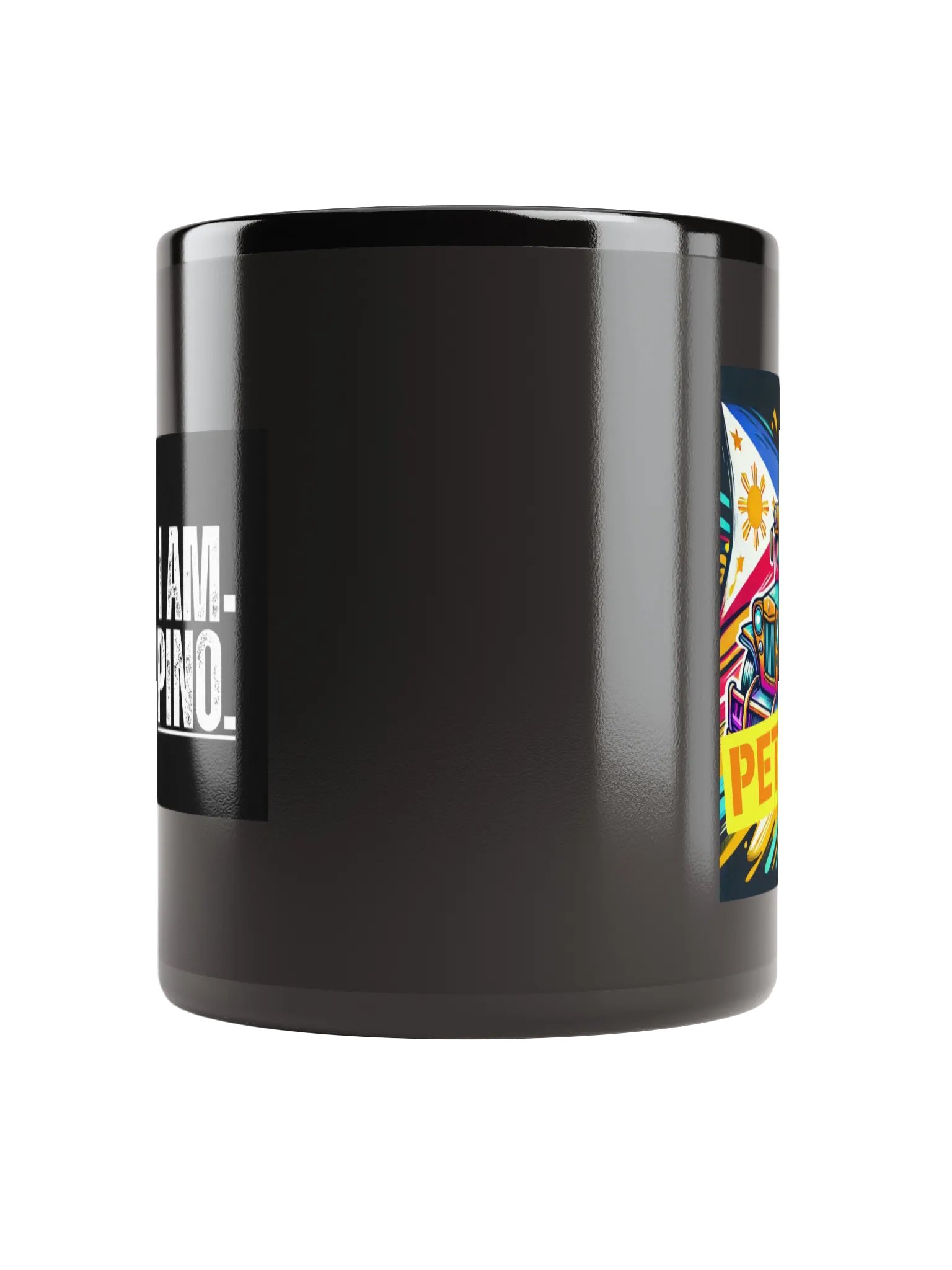 Petmalu Jeepney Black Glossy Mug product image (6)