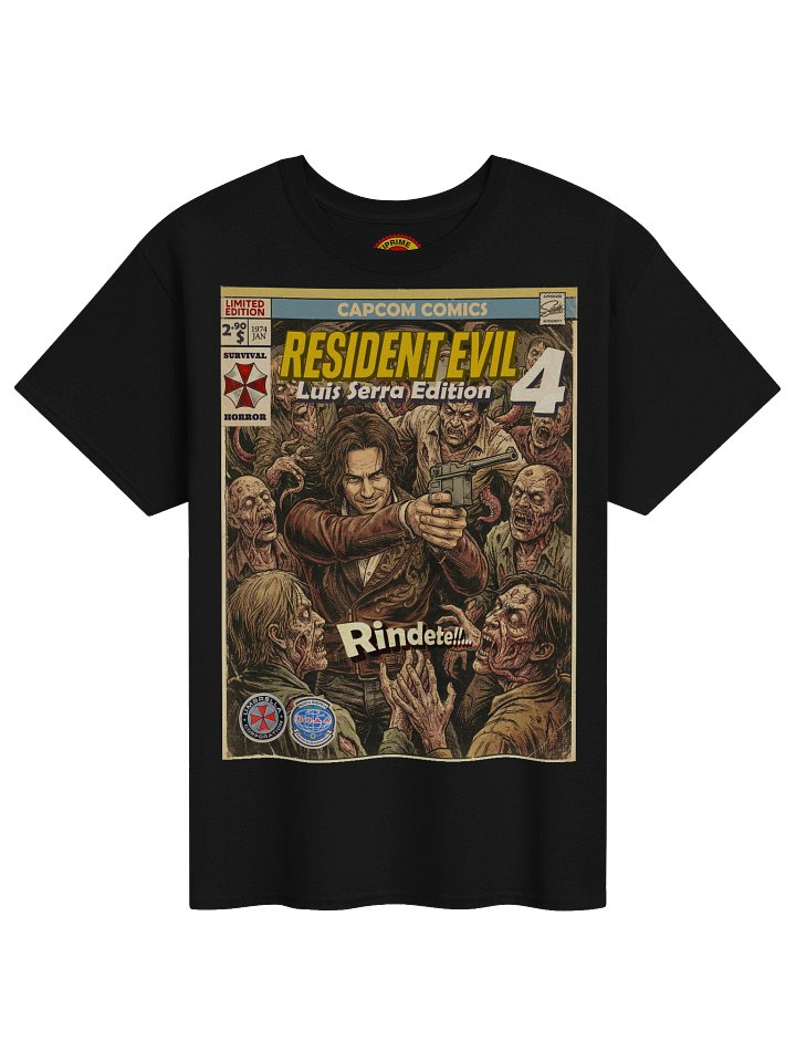 Resident Evil 4 Luis Serra Comic Art T-Shirt product image (1)