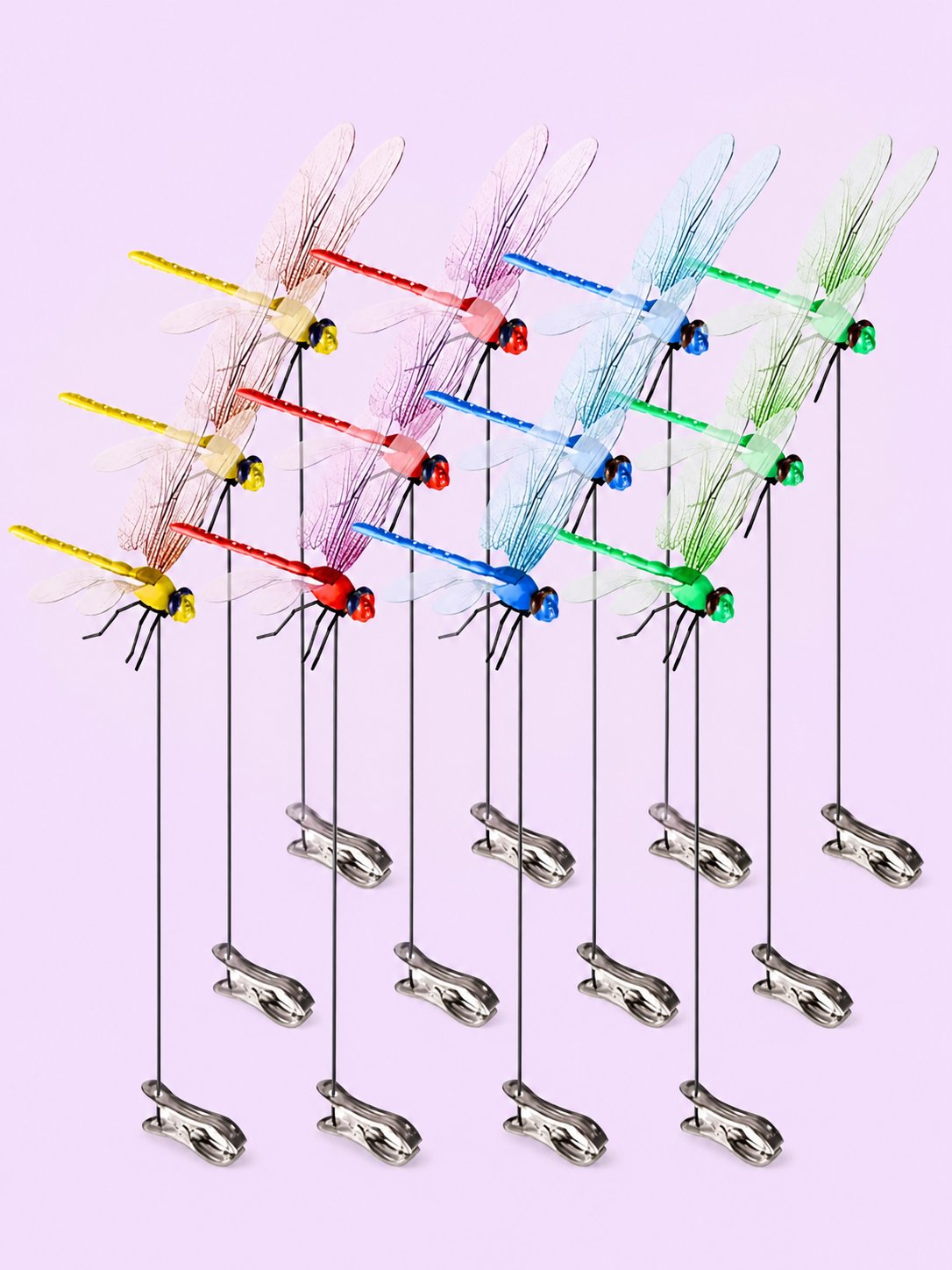12 Dragonfly Bug Deterrent Clips product image (1)
