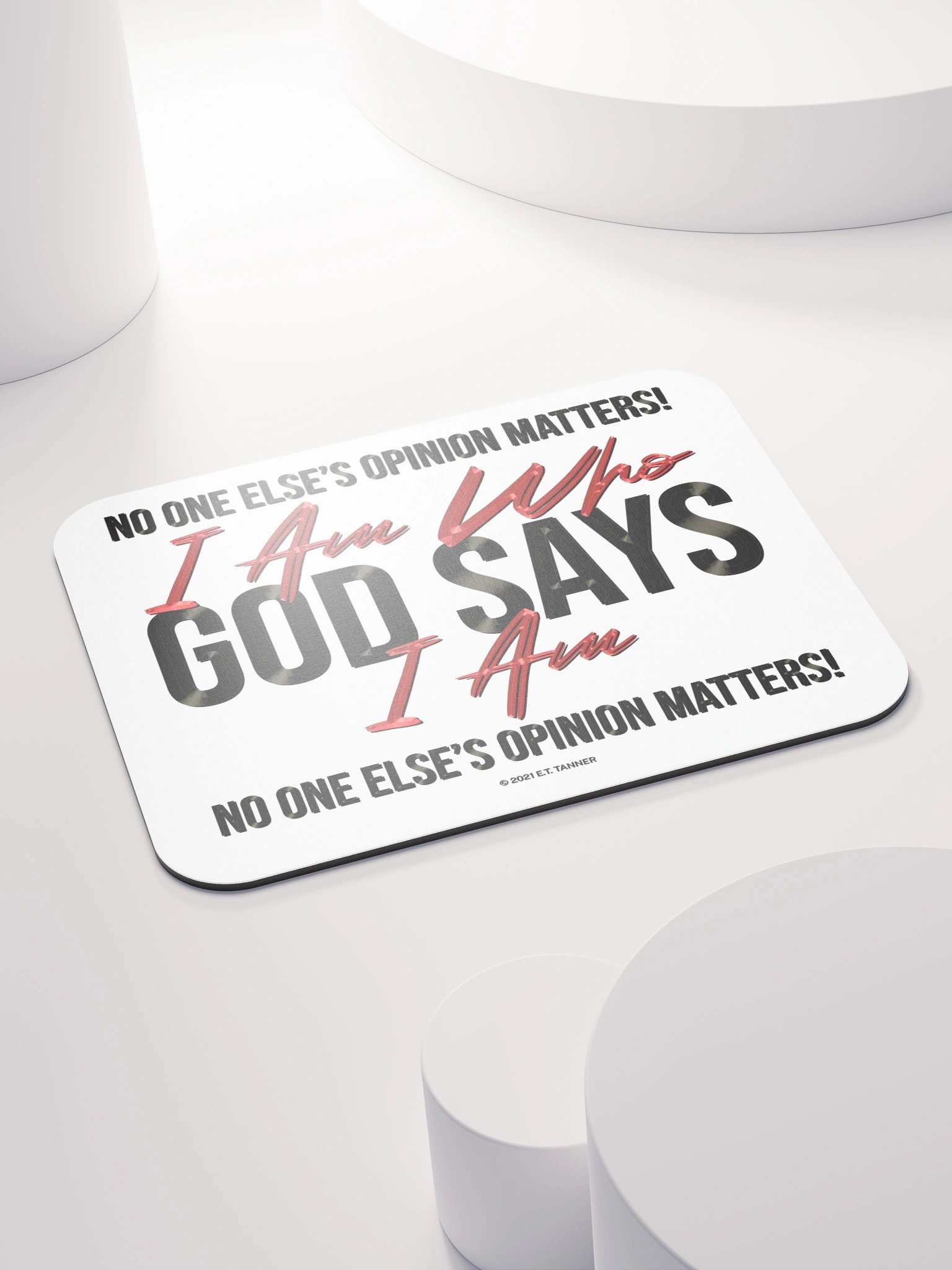 I Am Who God Says I Am, Mouse Pad BV product image (4)