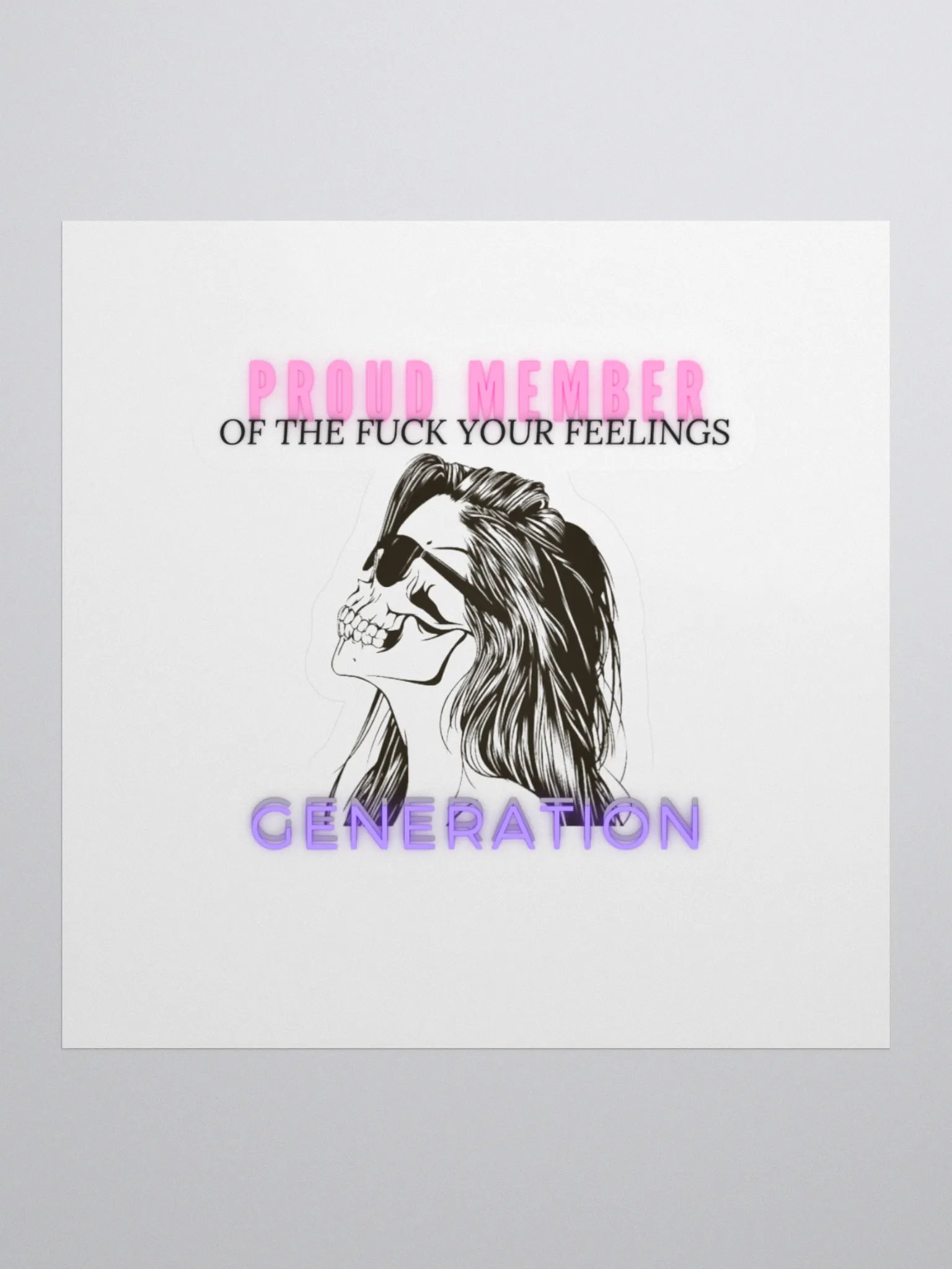 FUCK YOUR FEELINGS STICKER product image (1)
