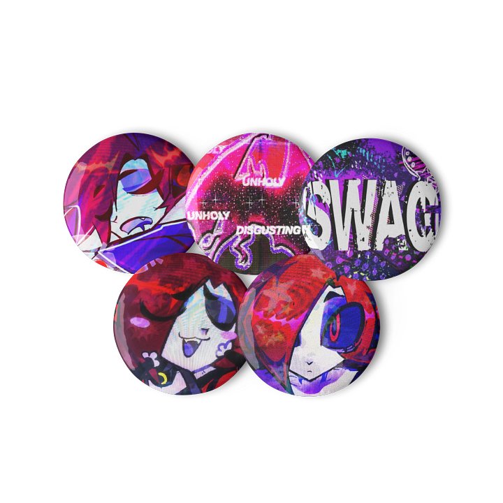 RIDDI THEMED PIN BUTTONS product image (3)