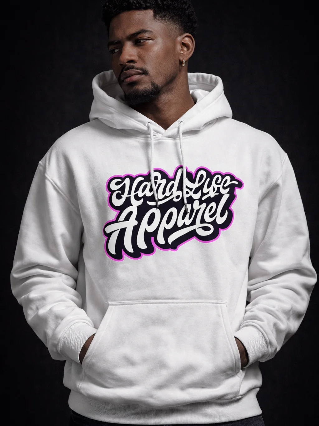 Pink Graffiti - White Hoodie product image (2)