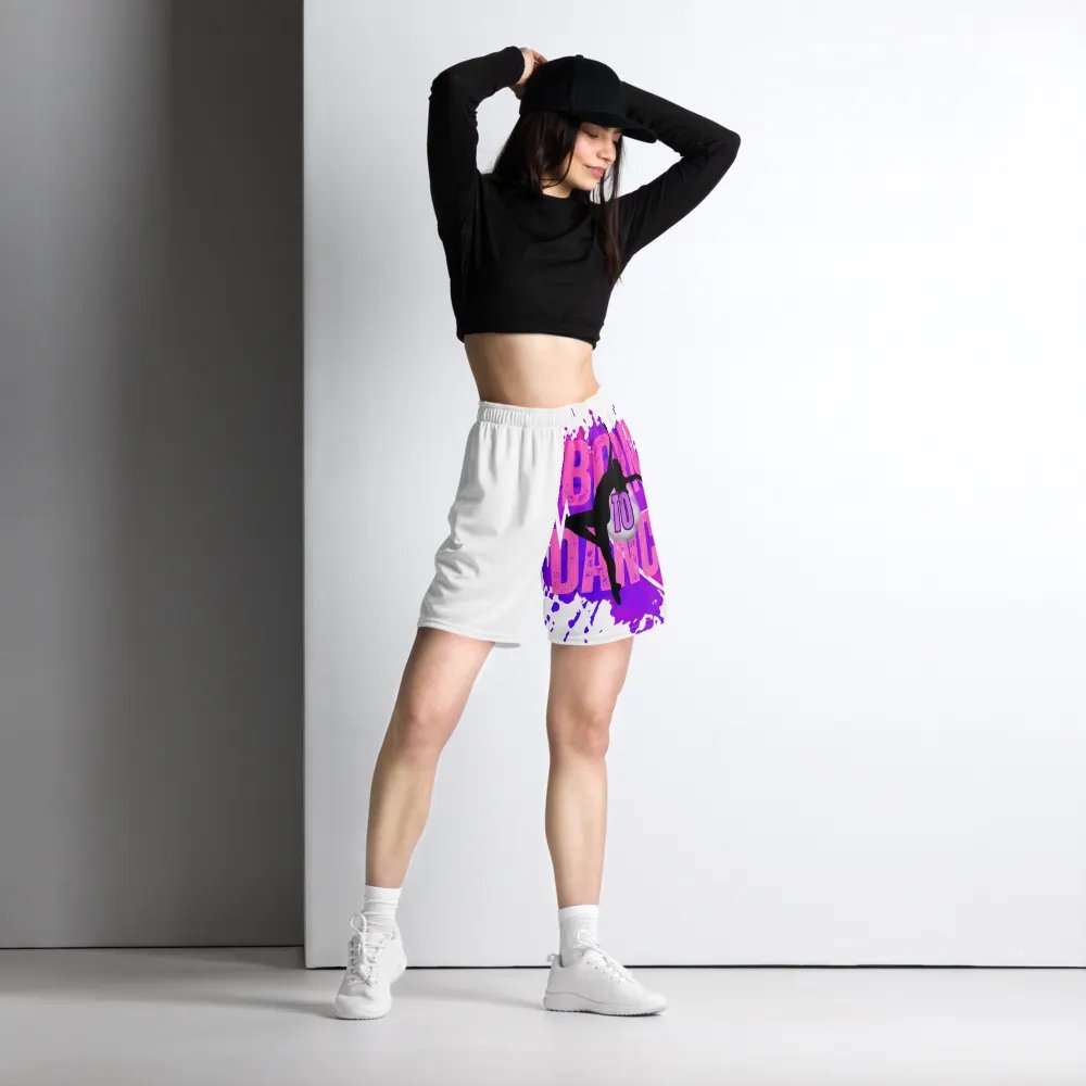 Expressive Born to Dance Her Silhouette Mesh Shorts product image (11)